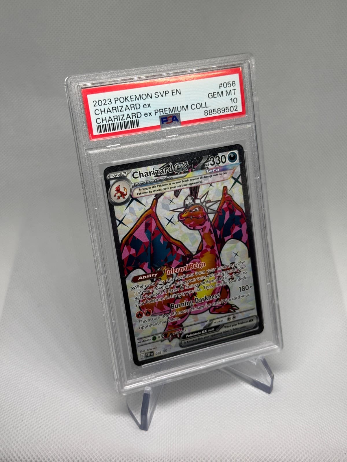 Charizard ex #056 SVP Premium Collection Promo PSA 10 GEM MINT