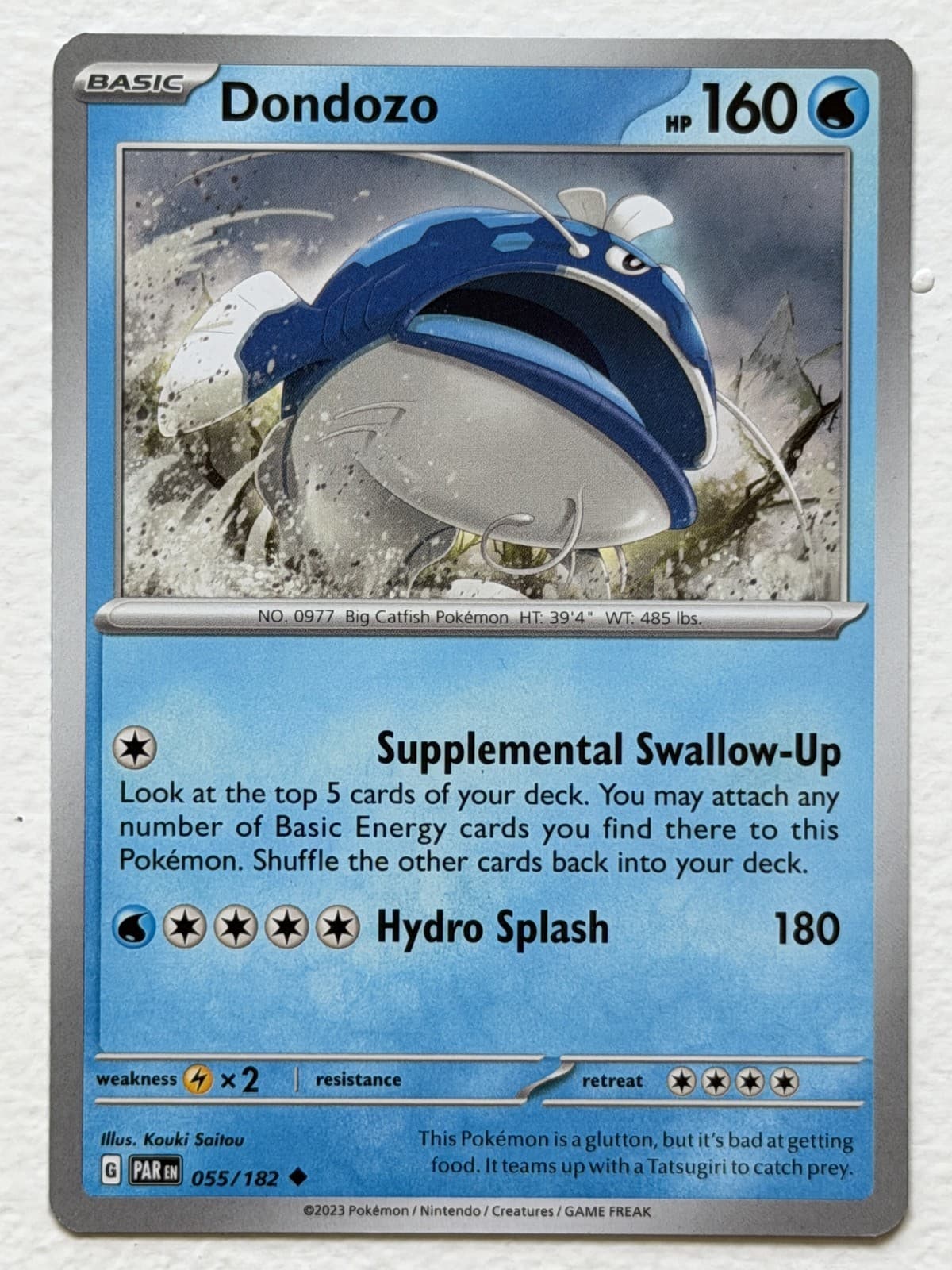 Dondozo 55/182 Paradox Rift Uncommon Near Mint Pokemon