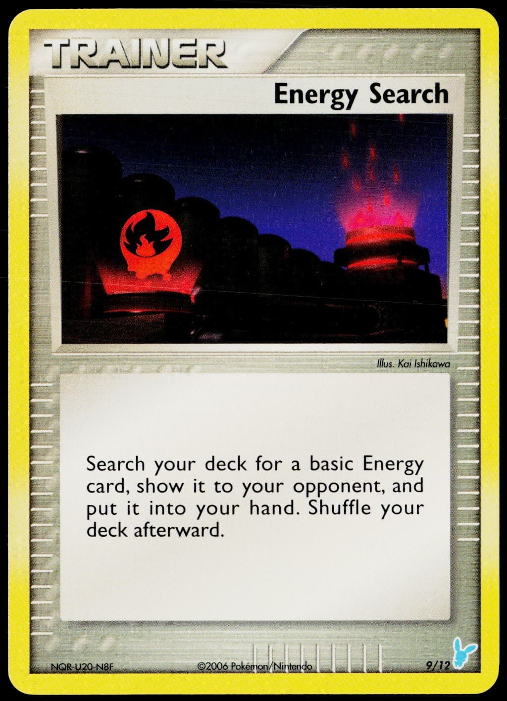 Energy Search 8/12 EX Trainer Kit 2 Plusle Pokemon Lightly Played
