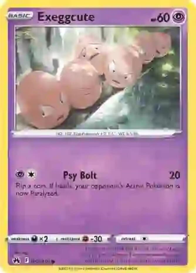 Exeggcute - 057/159 - Common (Near Mint) Crown Zenith - Psychic Pokémon
