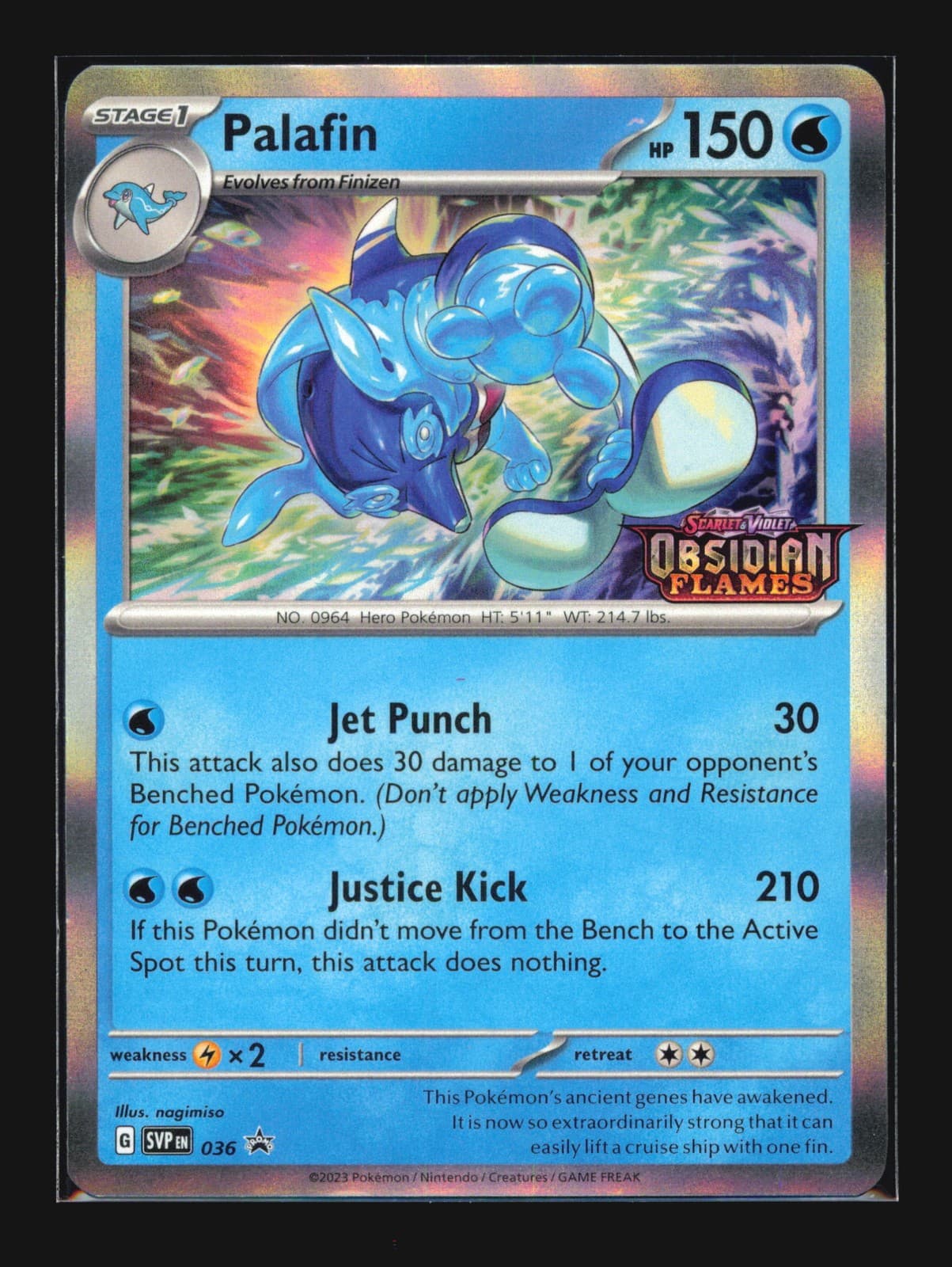 Palafin 036 SV: Scarlet & Violet Promo Cards Promo, Holo Pokémon TCG NM