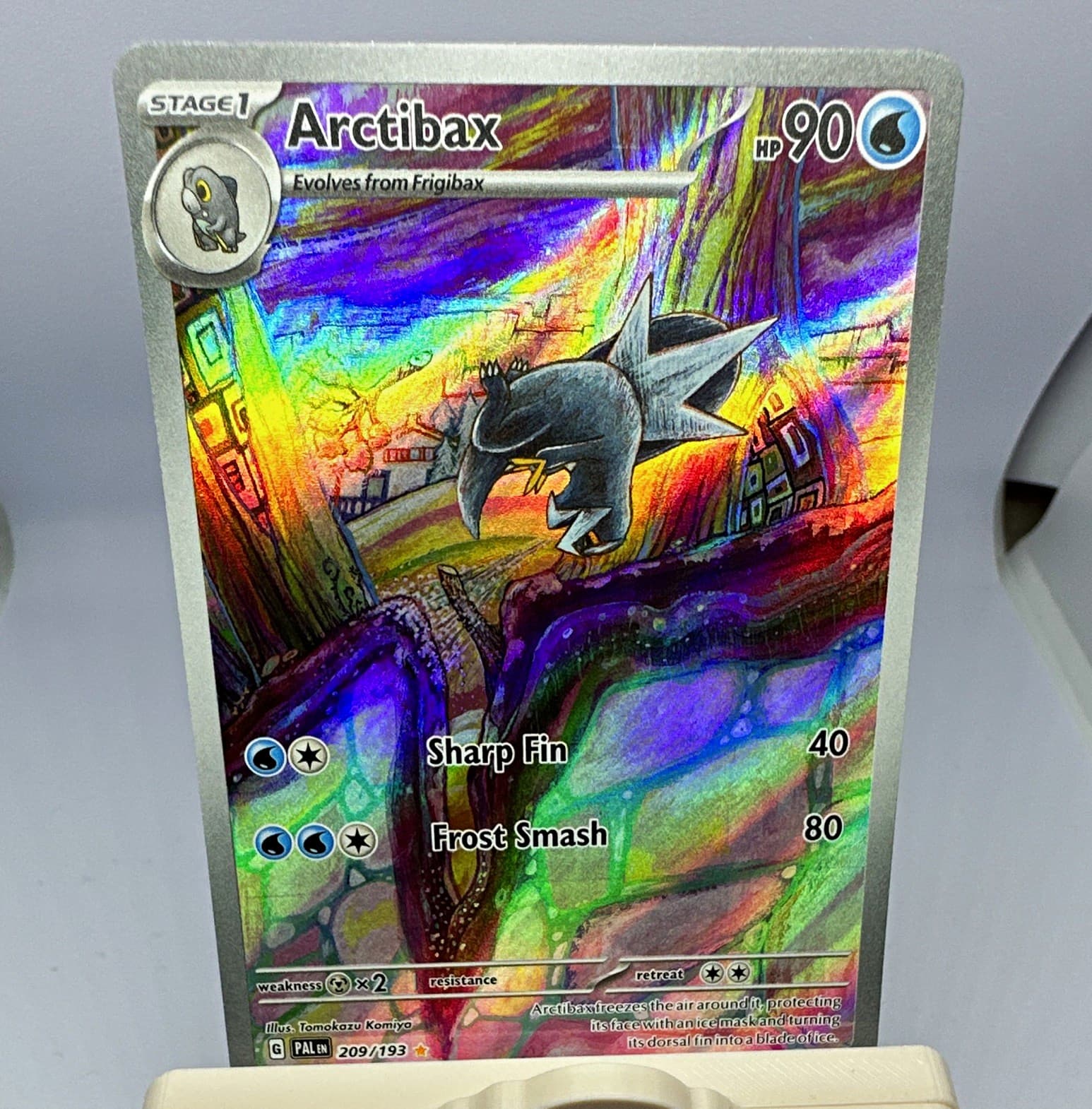 Arctibax 209/193 Paldea Evolved Illustration Rare Full Art