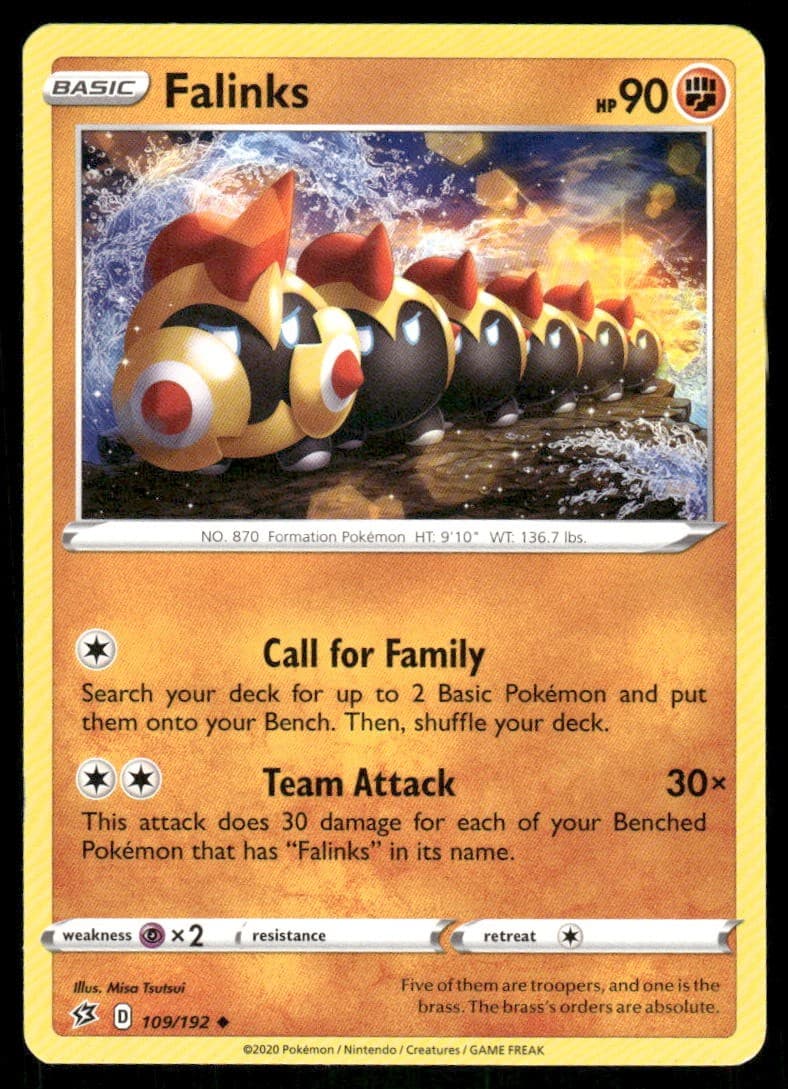 Falinks 109/192 - Rebel Clash - Uncommon NM