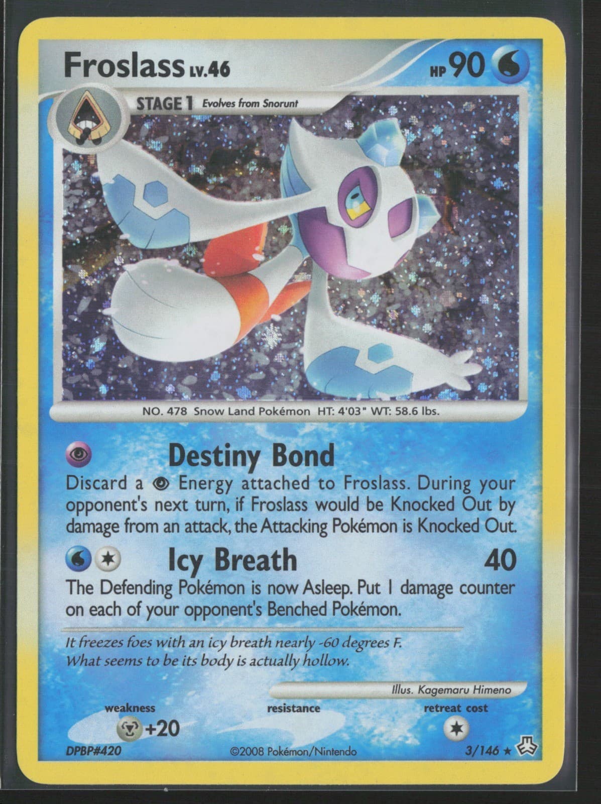 Froslass Holo 3/146 - Legends Awakened - MP