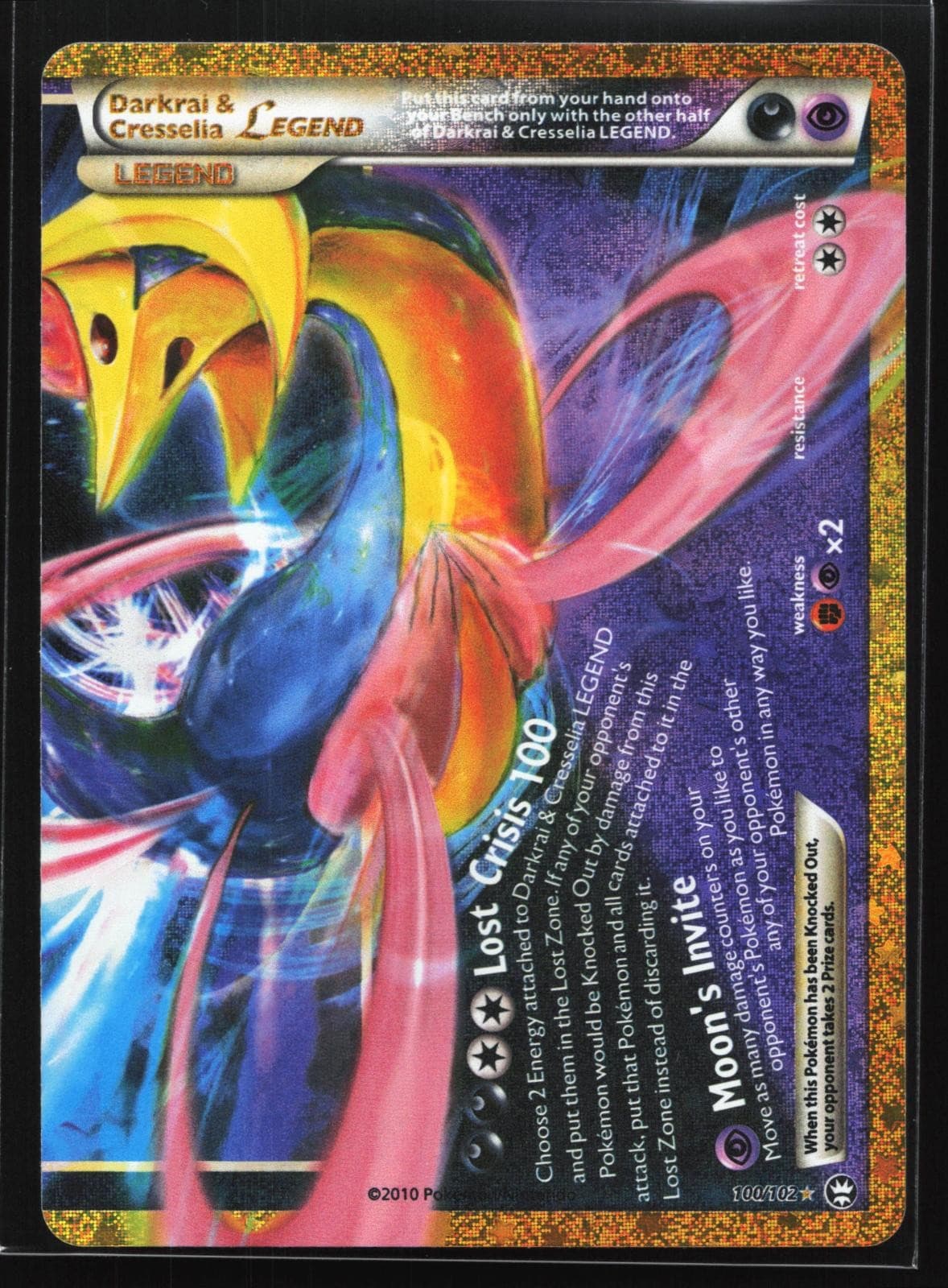 Darkrai & Cresselia Legend 100/102 30th Celebration Classic Collection Pokemon