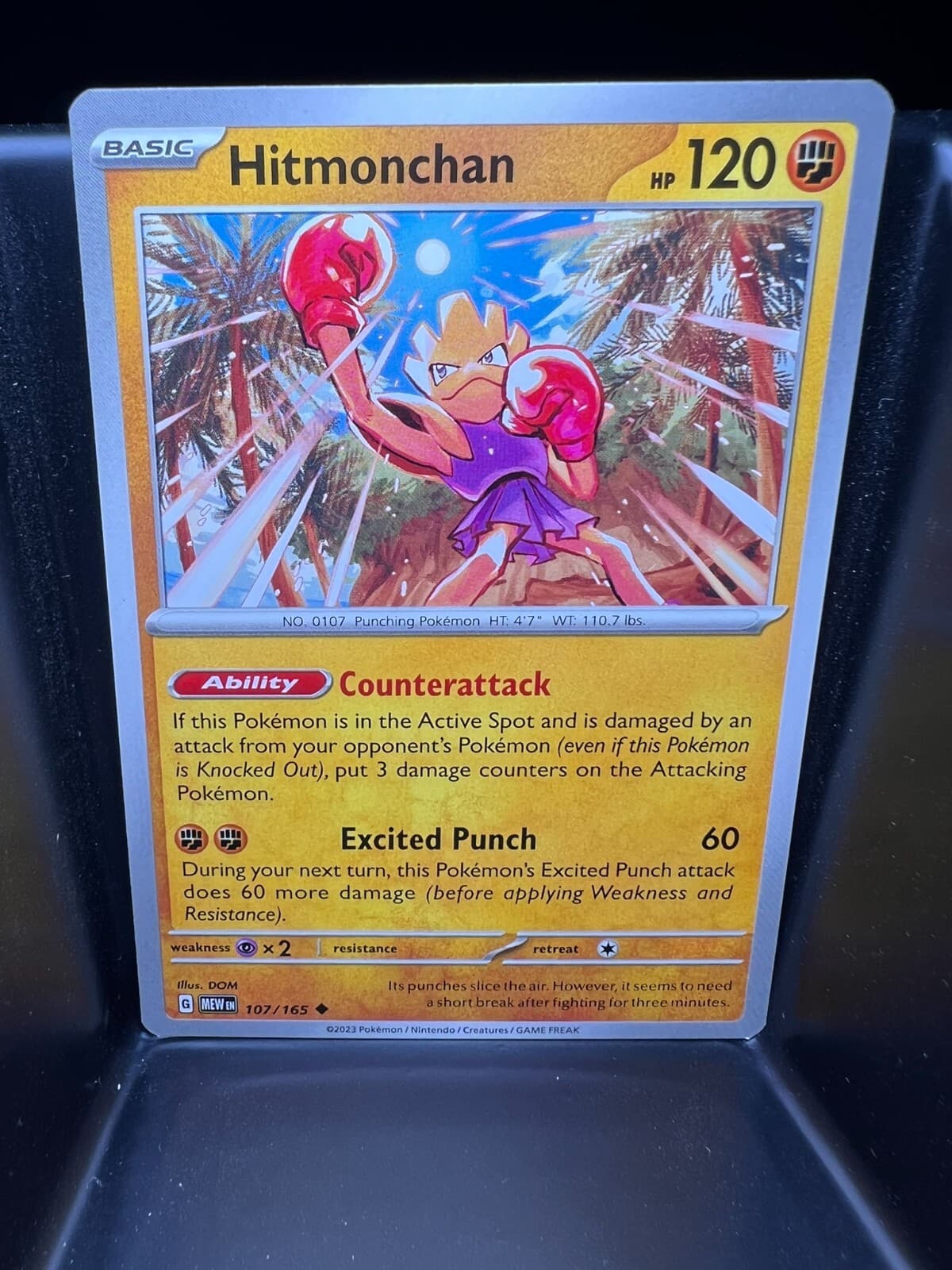 Hitmonchan 107/165 Sv: Scarlet & Violet 151 Regular