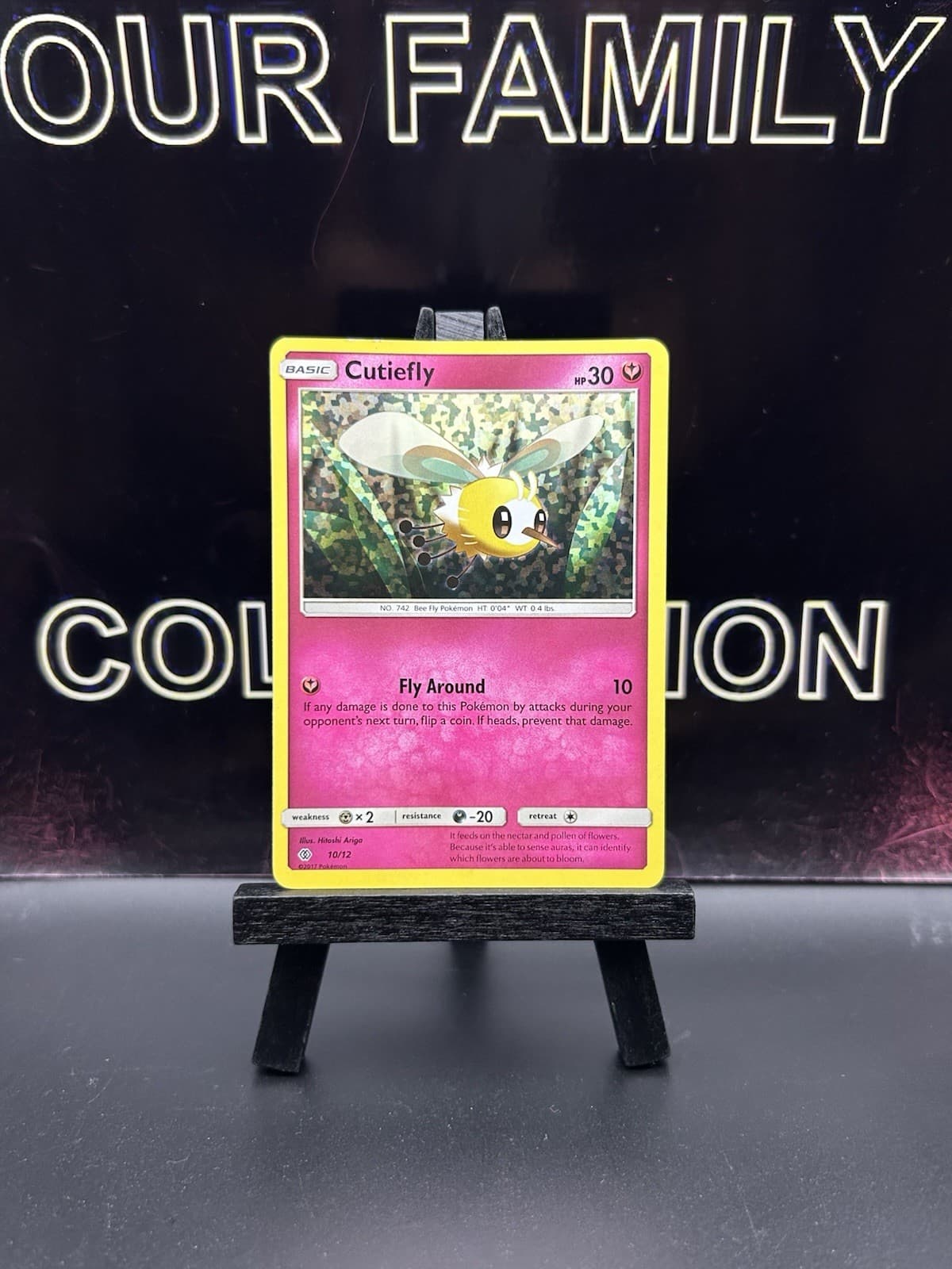 Cutiefly 10/12 McDonald's Confetti Holo Promo 2017 Pokemon Card TCG MP