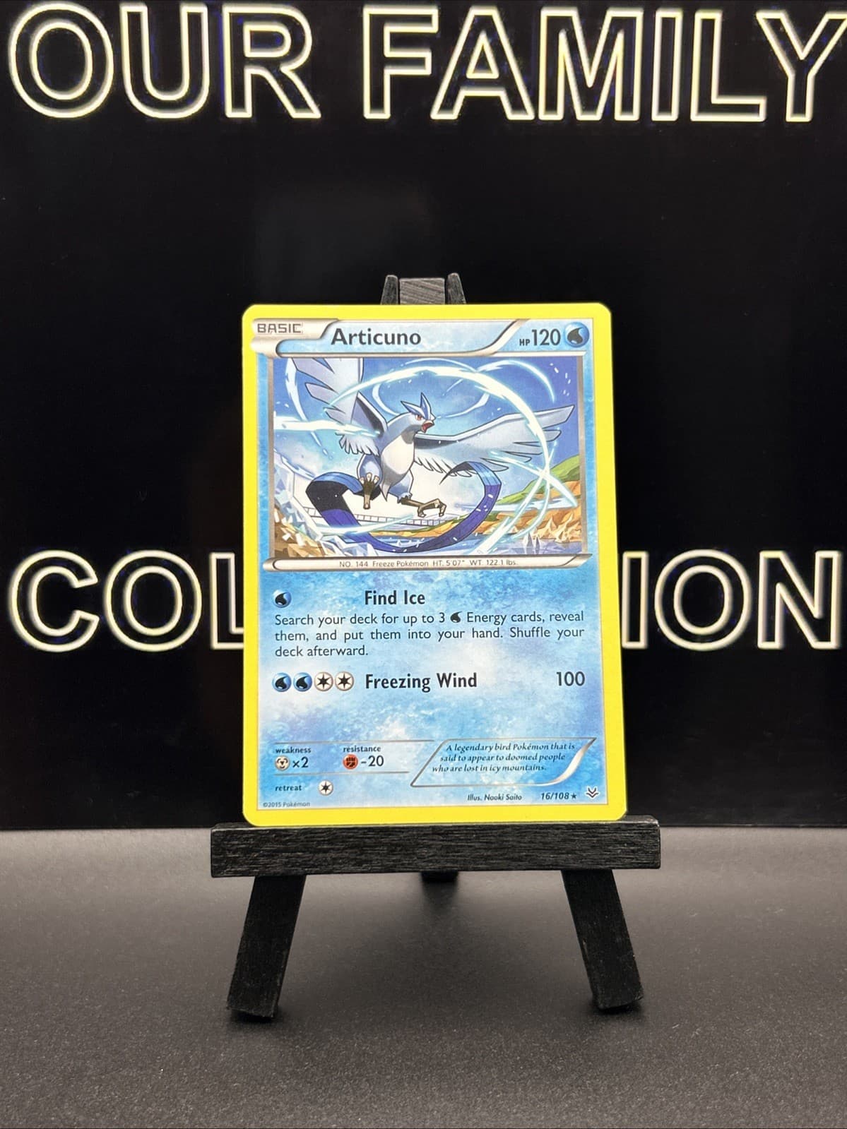Pokémon TCG - Articuno - 16/108 - Rare - XY: Roaring Skies Regular 2015