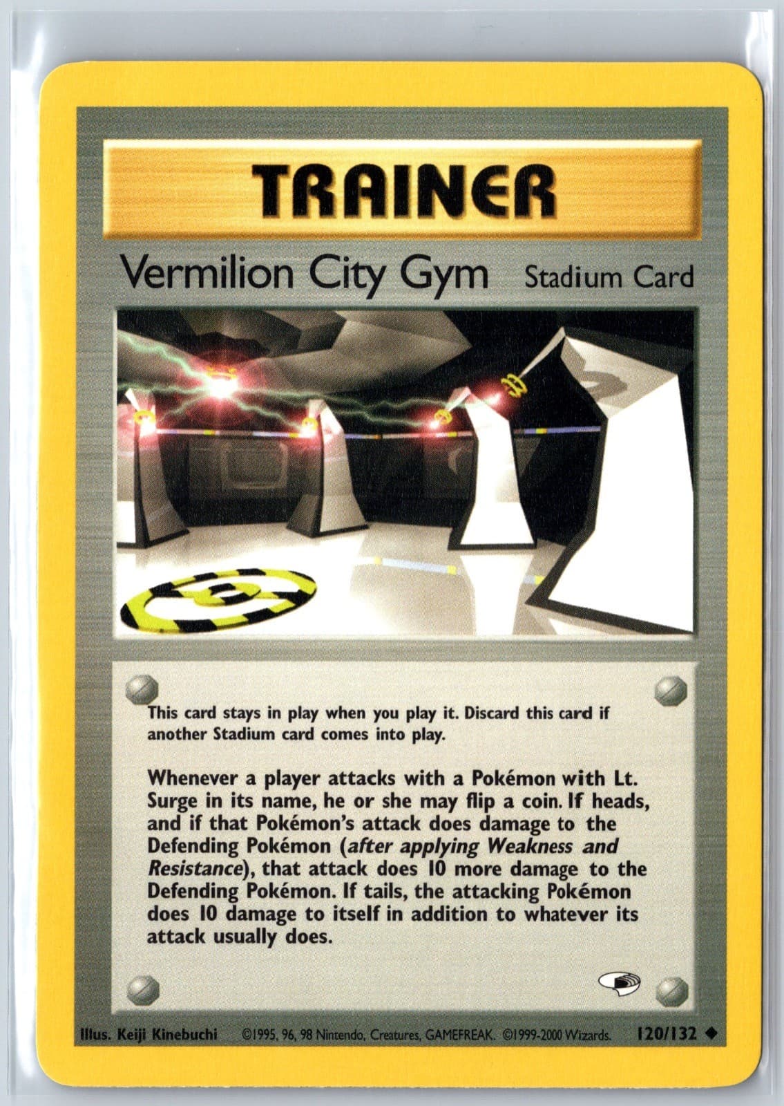Vermilion City Gym 120/132 Uncommon Gym Heroes Pokemon Unlimited Lightly Played
