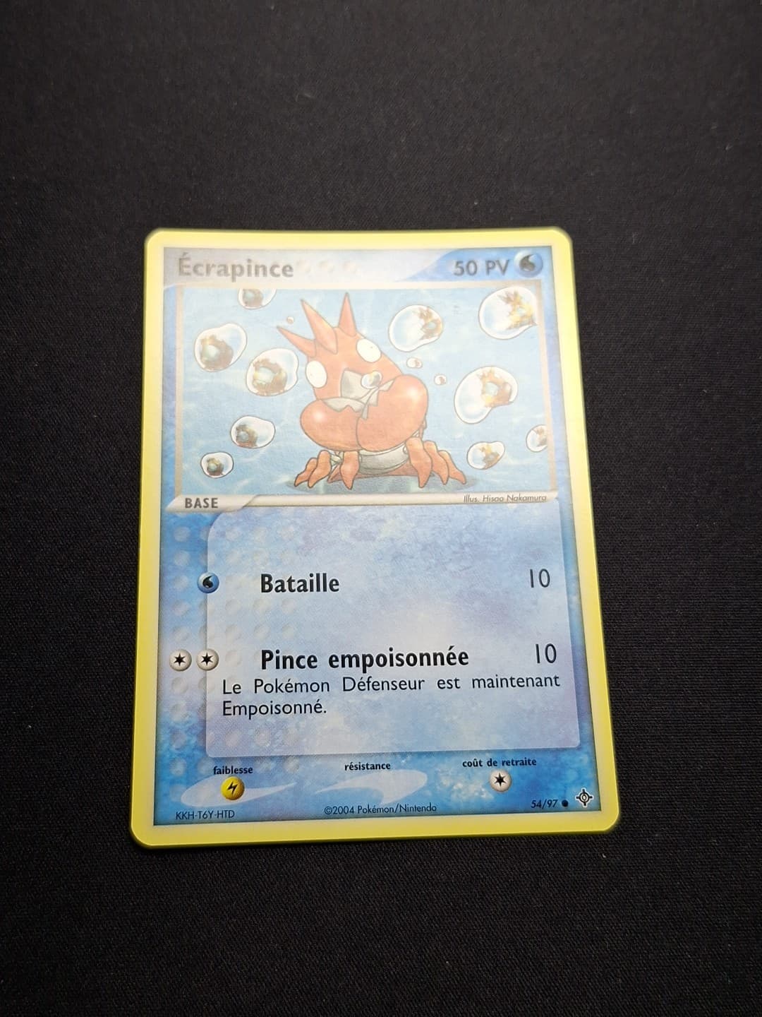 Carte pokémon Ecrapince 54/97 bloc EX Dragon Excellent FR