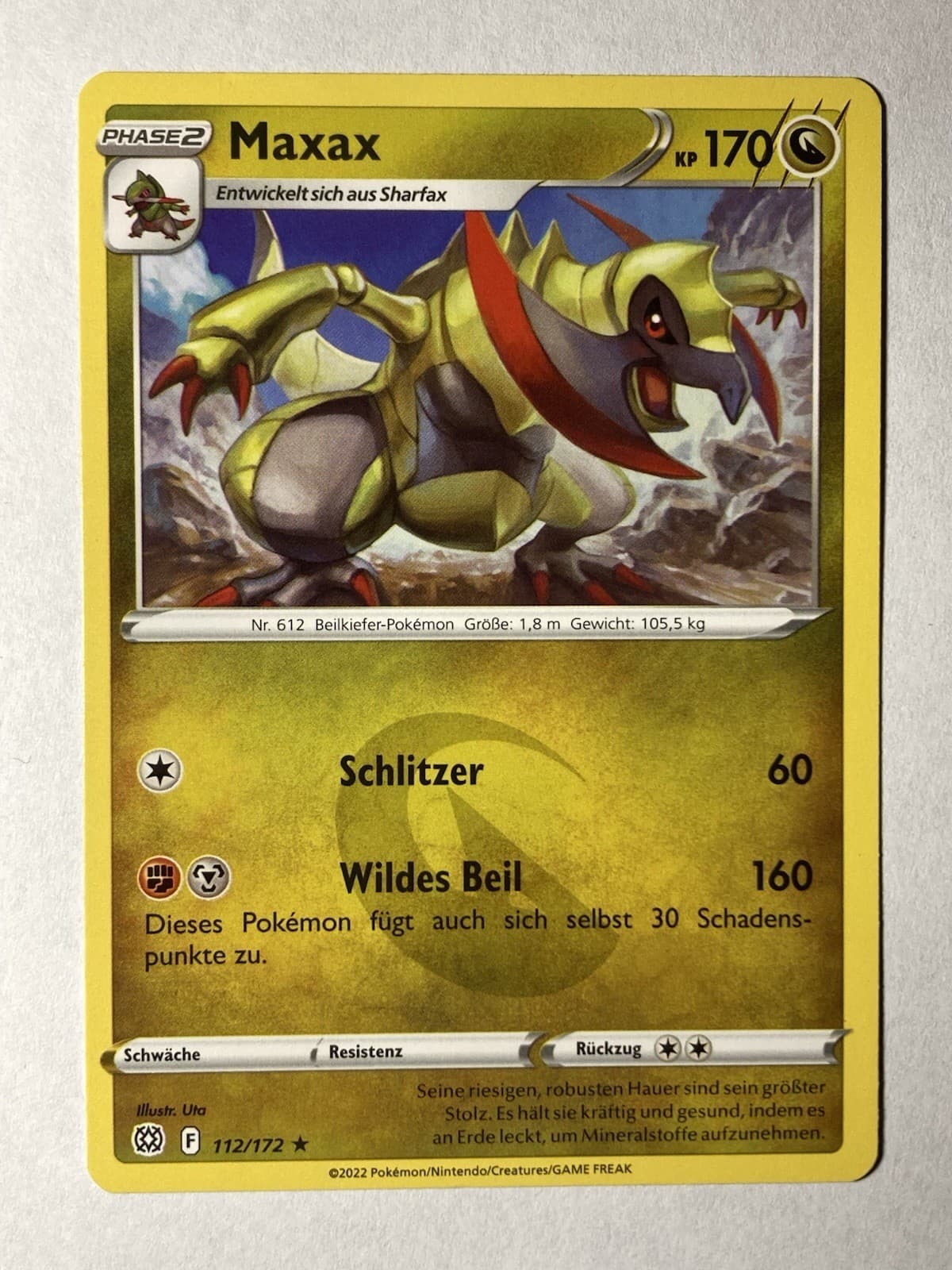 Pokemon - 112/172 - Maxax - Rare Strahlende Sterne