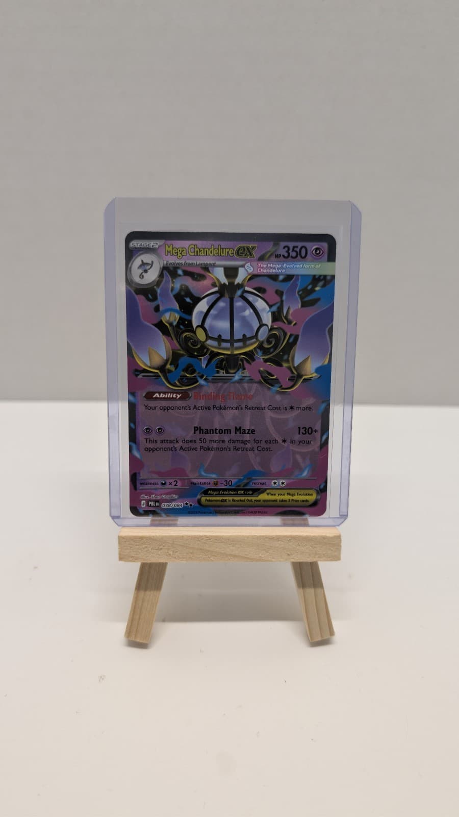 Pokémon TCG, Mega Chandelure Ex 038/084 - Pitch Black