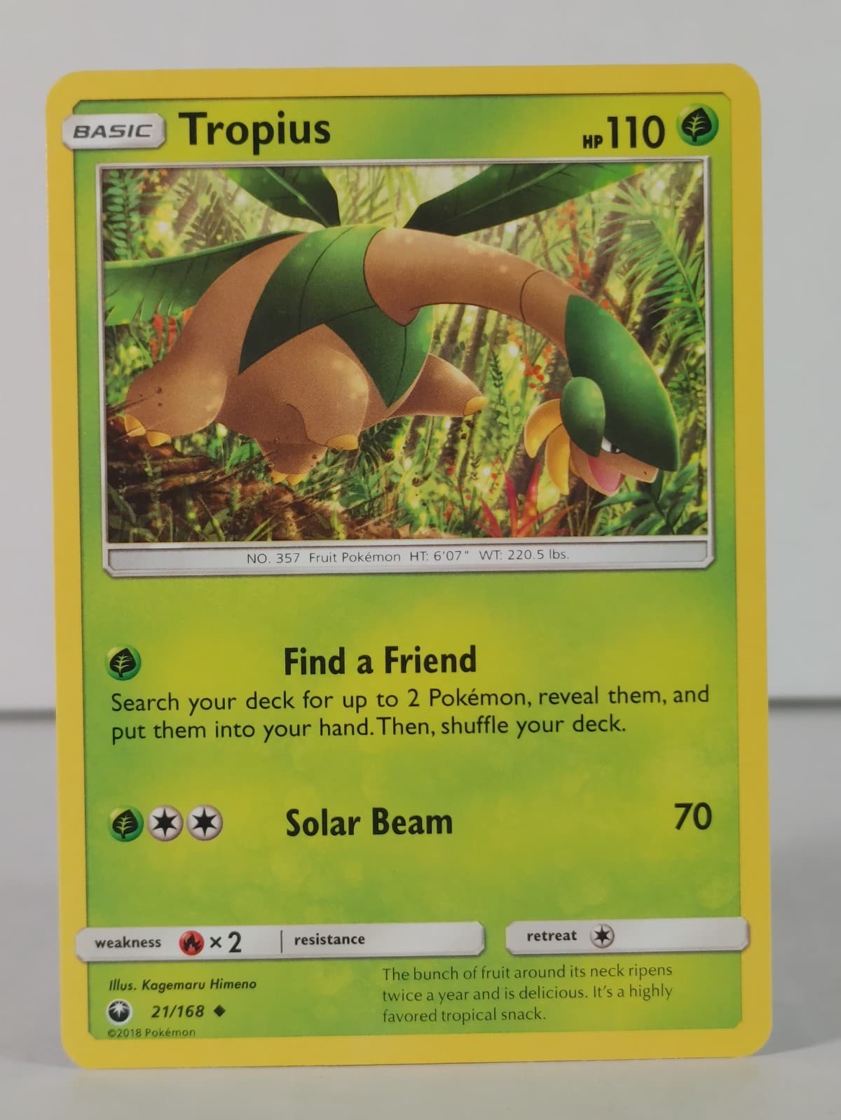 Tropius - Celestial Storm - 21/168 - singles - Pokemon TCG