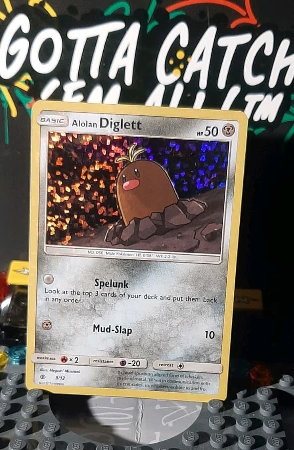 Alolan Diglett 009/012 McDonald's 2017 Holo