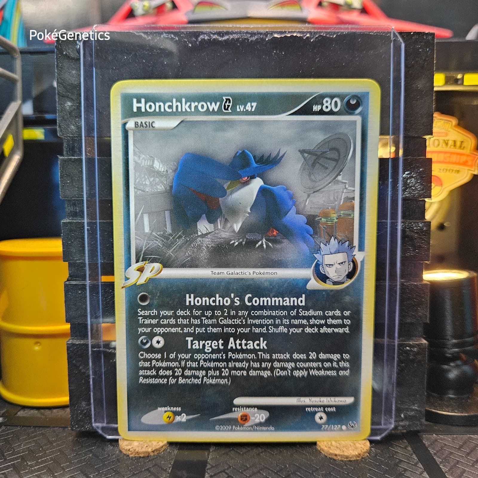 Honchkrow G Platinum SP Pokémon TCG 77/127 Common