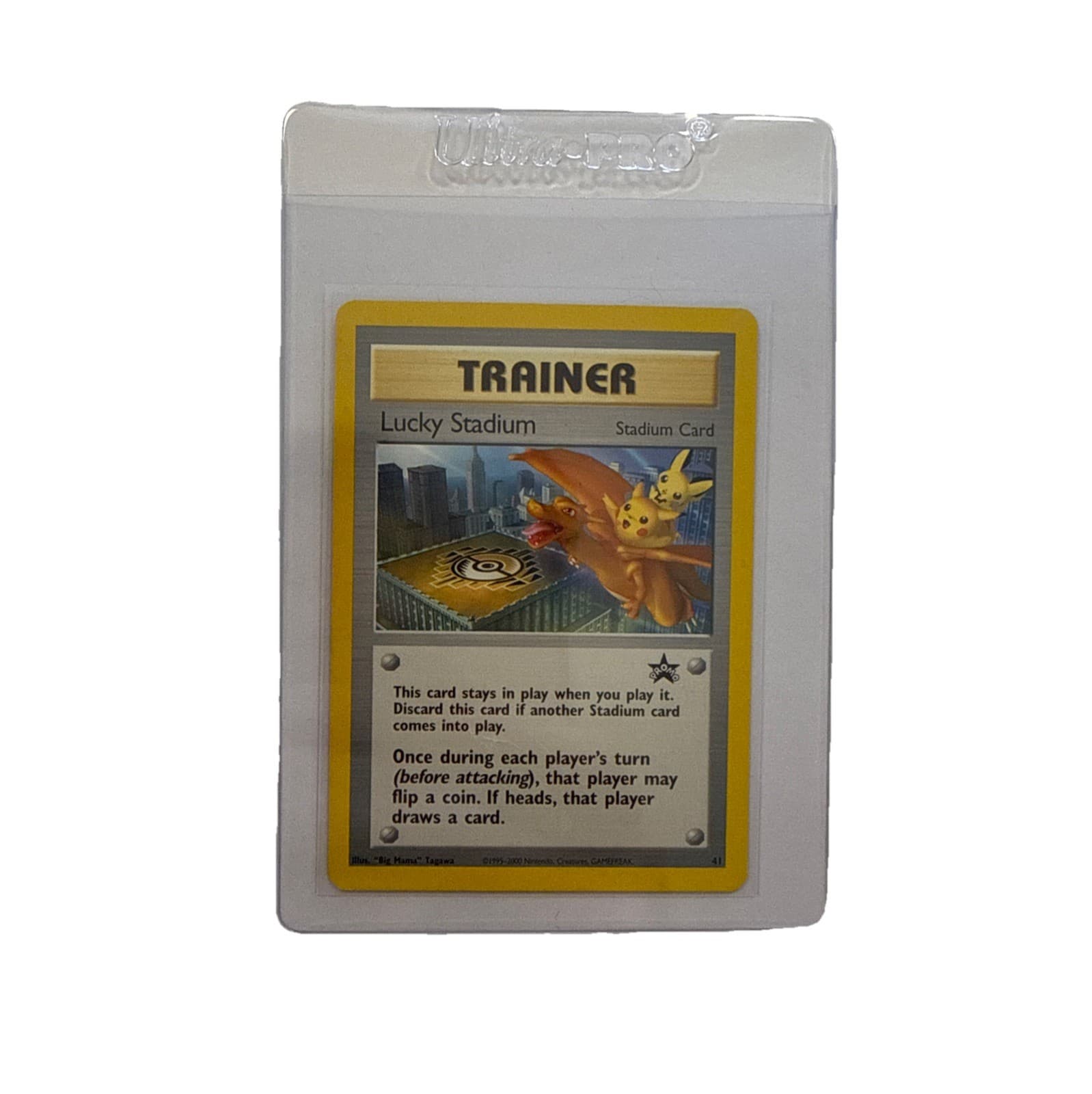 Pokemon LUCKY STADIUM Black Star PROMO Non Holo Card #41 Charizard