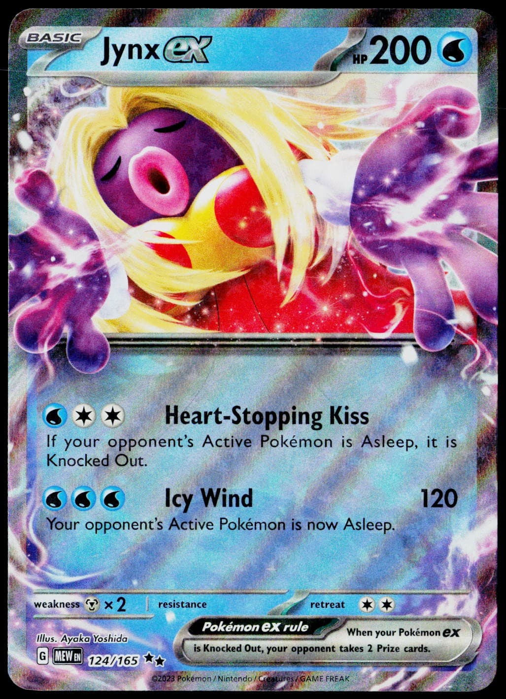 Jynx ex 124/165 SV: Scarlet & Violet 151 NM Holofoil
