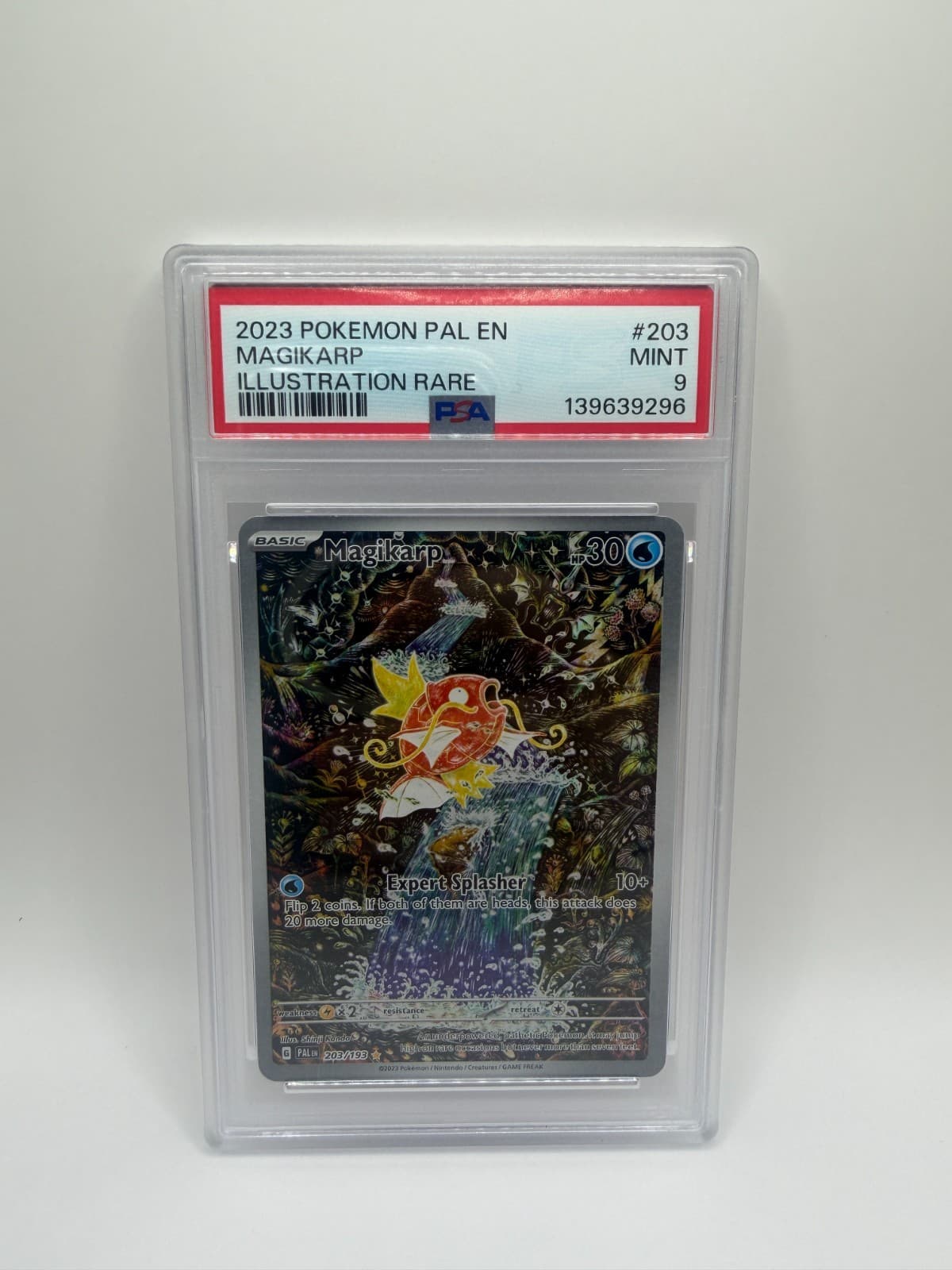 Magikarp 203/193 Sv02: Paldea Evolved Holo PSA 9
