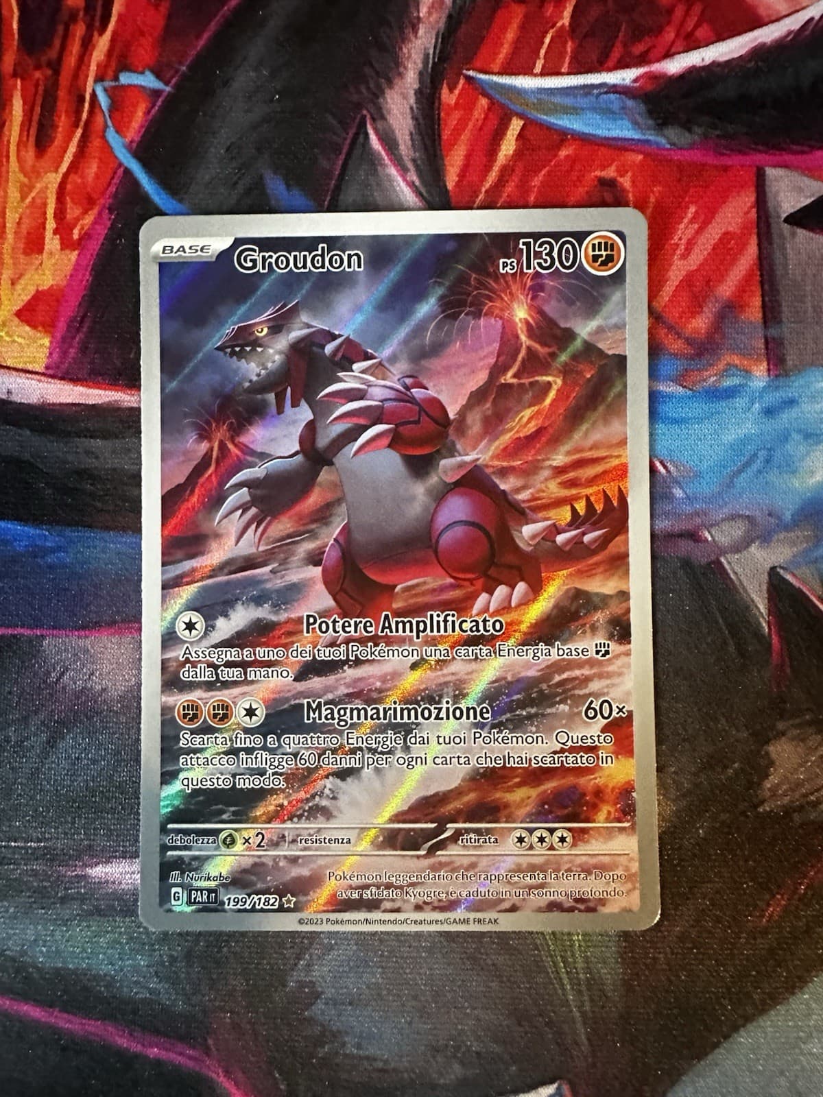 Groudon 199/182 Paradosso Temporale NM Pokémon ITA