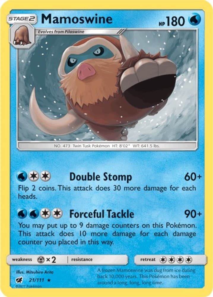 Mamoswine 21/111 SM - Crimson Invasion