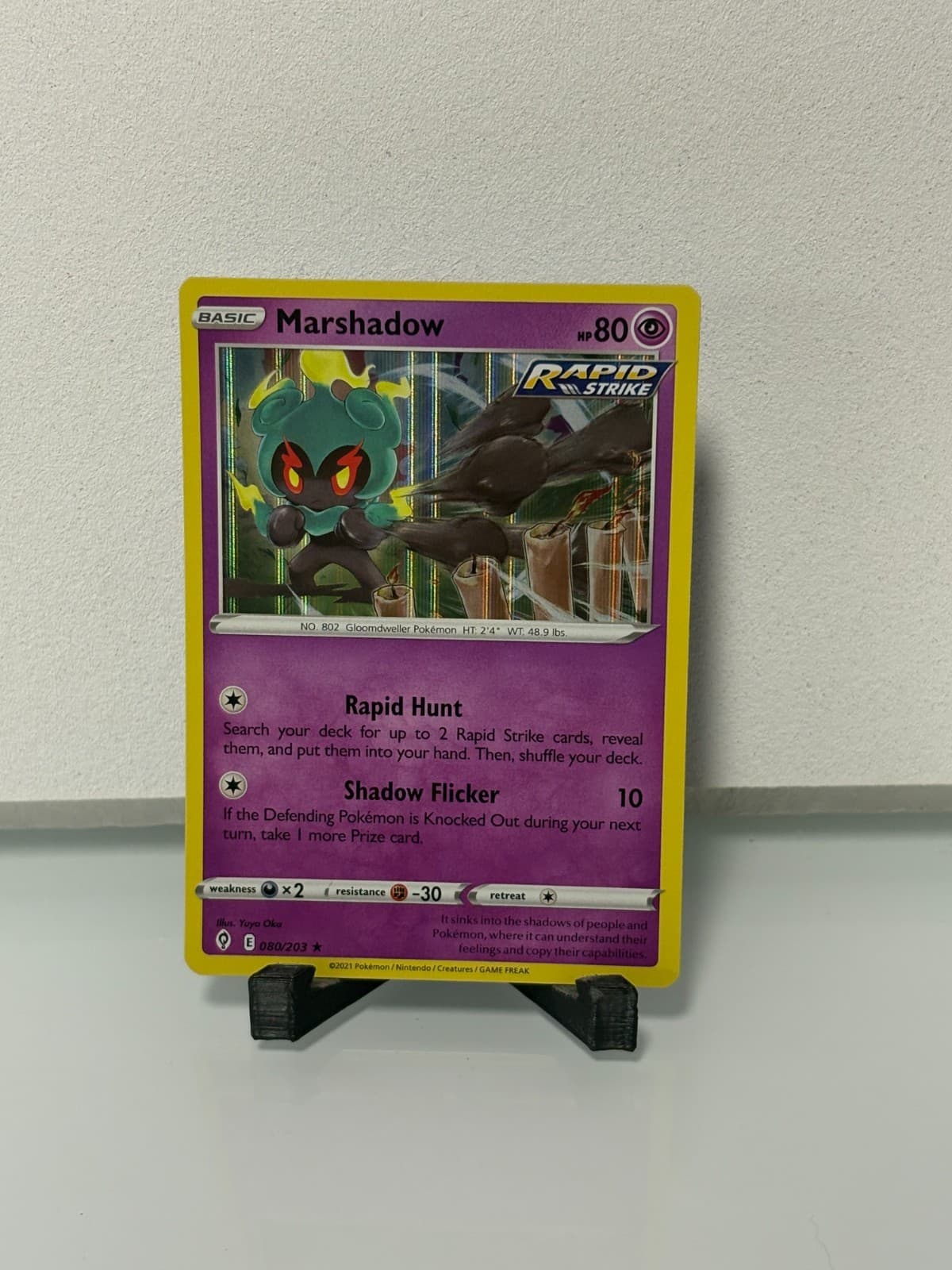 Marshadow - 080/203 - Evolving Skies - Pokemon TCG - Holo Rare