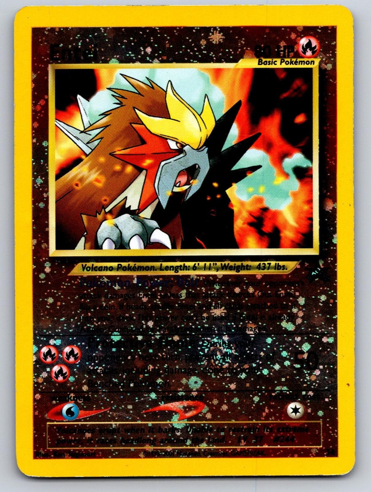 ENTEI 34 PROMO WIZARDS BLACK STAR PROMOS POKEMON REVERSE HOLO HP