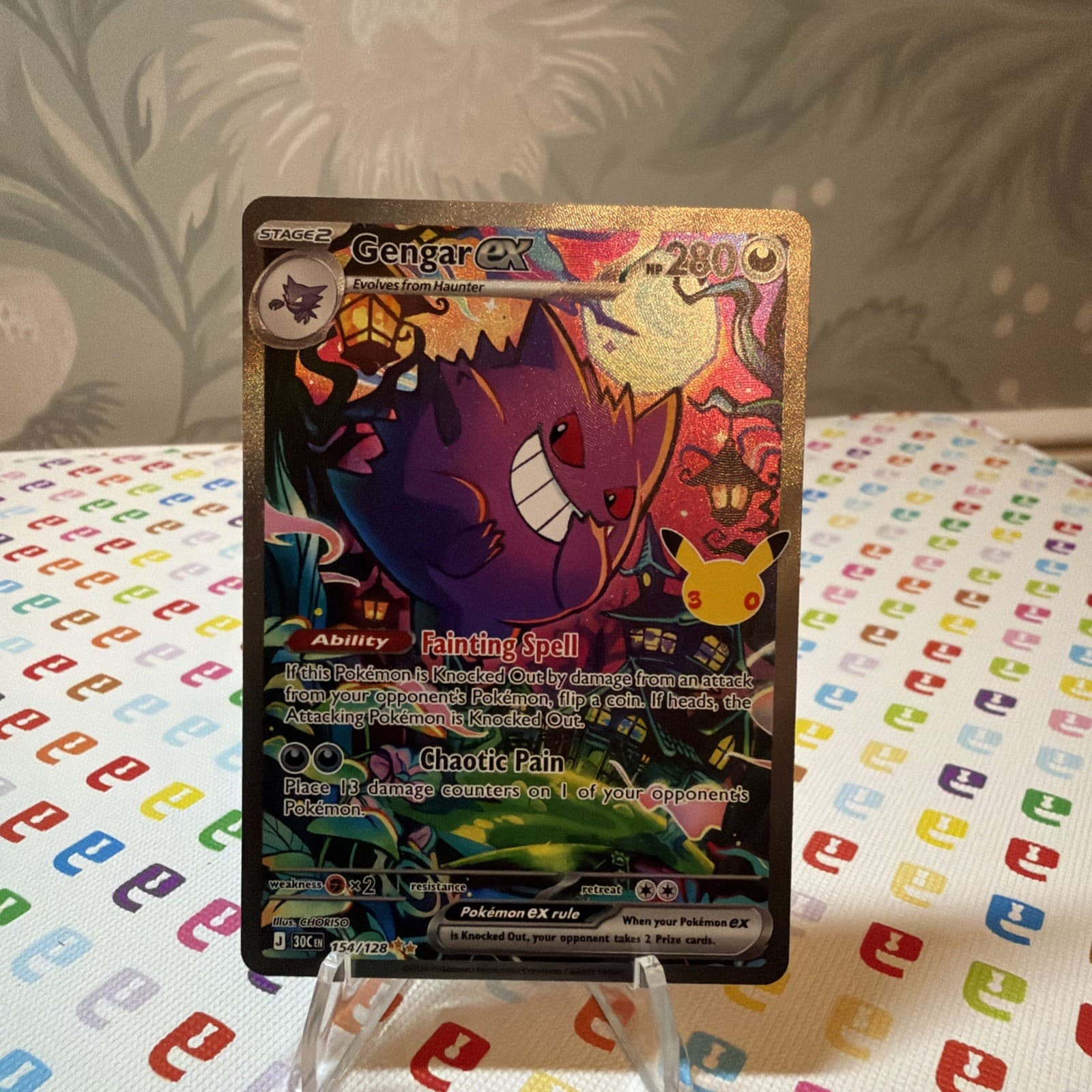 Gengar ex - Pokémon 30th Celebration 154/128 Special Illustration Rare SIR