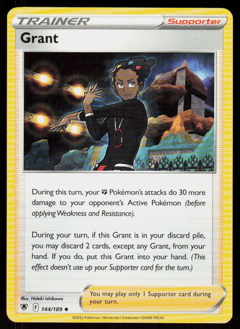 Grant 144/189 Uncommon Astral Radiance Pokemon Lightly Played
