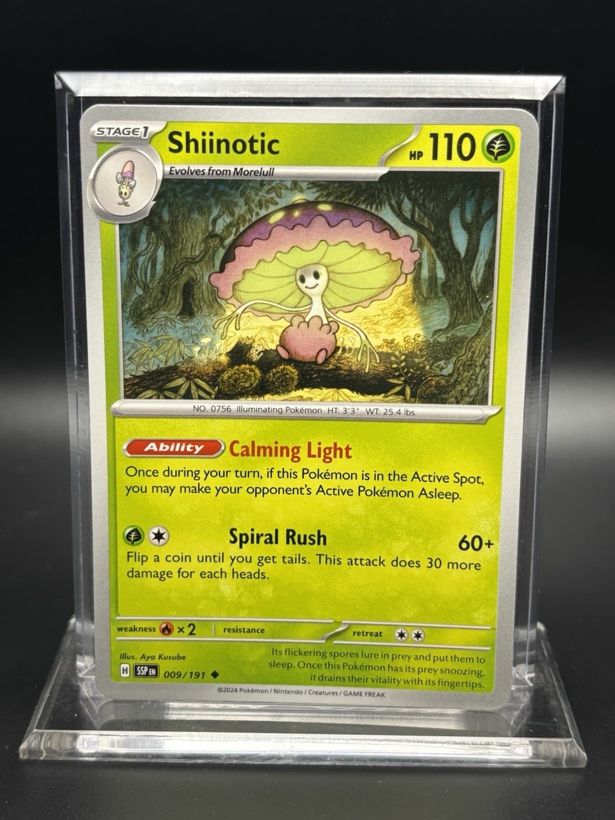 2024 Pokémon Surging Sparks - Shiinotic No. 9/191