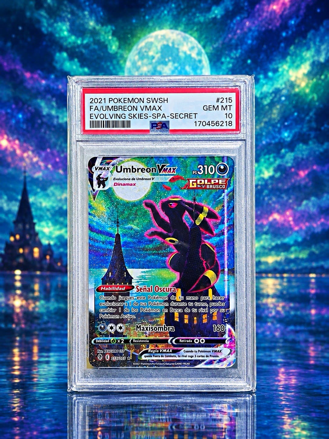 Umbreon VMAX PSA 10 215/203 Evolving Skies Secret Rare Holo 2021