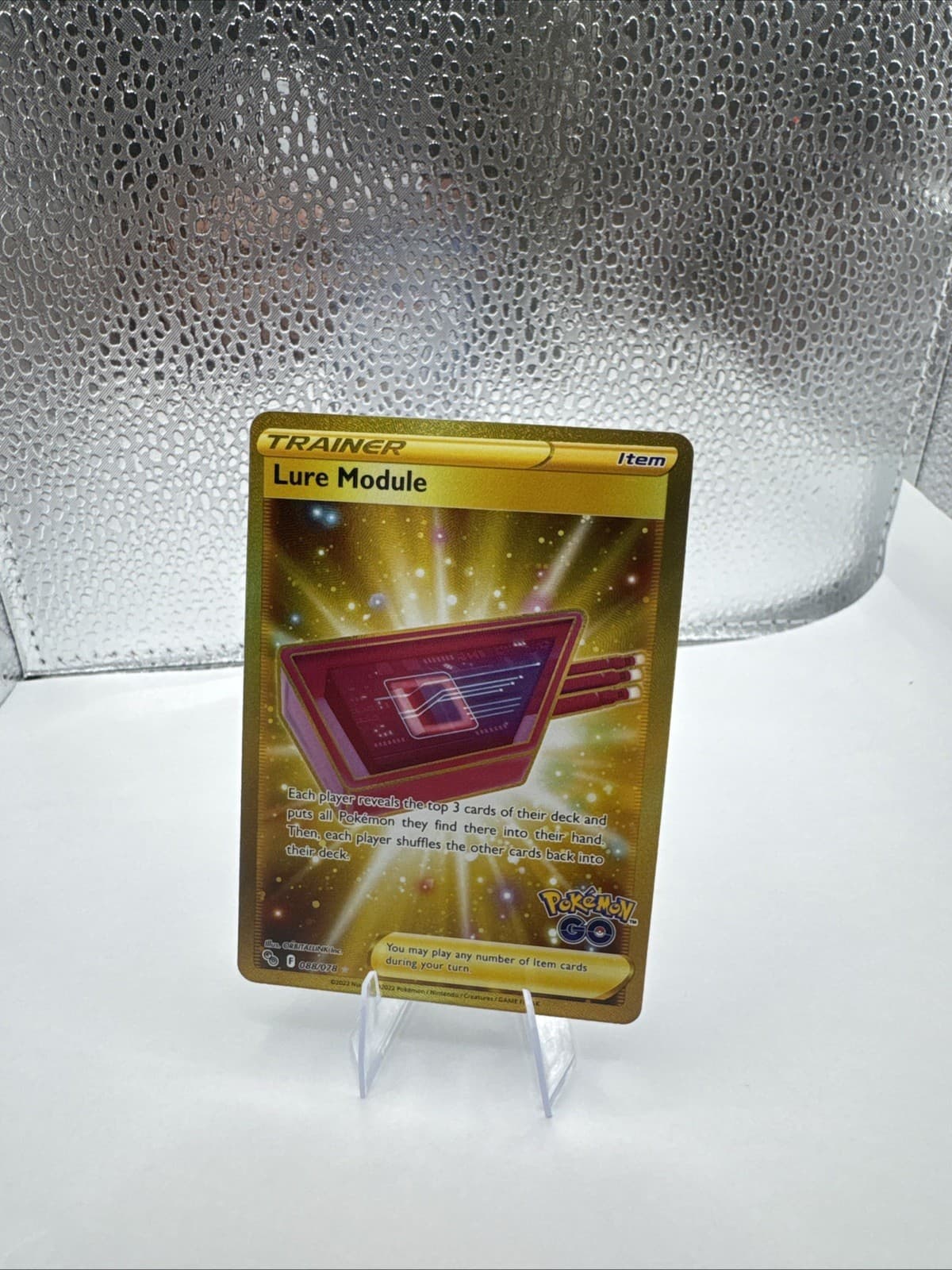 Pokemon - Lure Module #088/078 – Secret Rare Gold – Near Mint – Pokémon GO