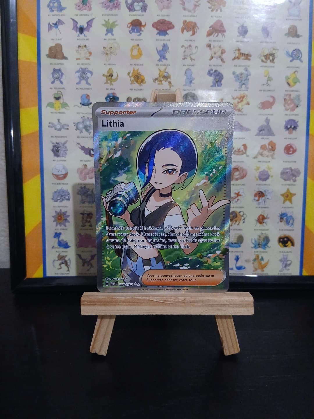 Carte Pokémon Lithia Full Art 209/167 Secrète EV6 Mascarade Crépusculaire ⭐️fr