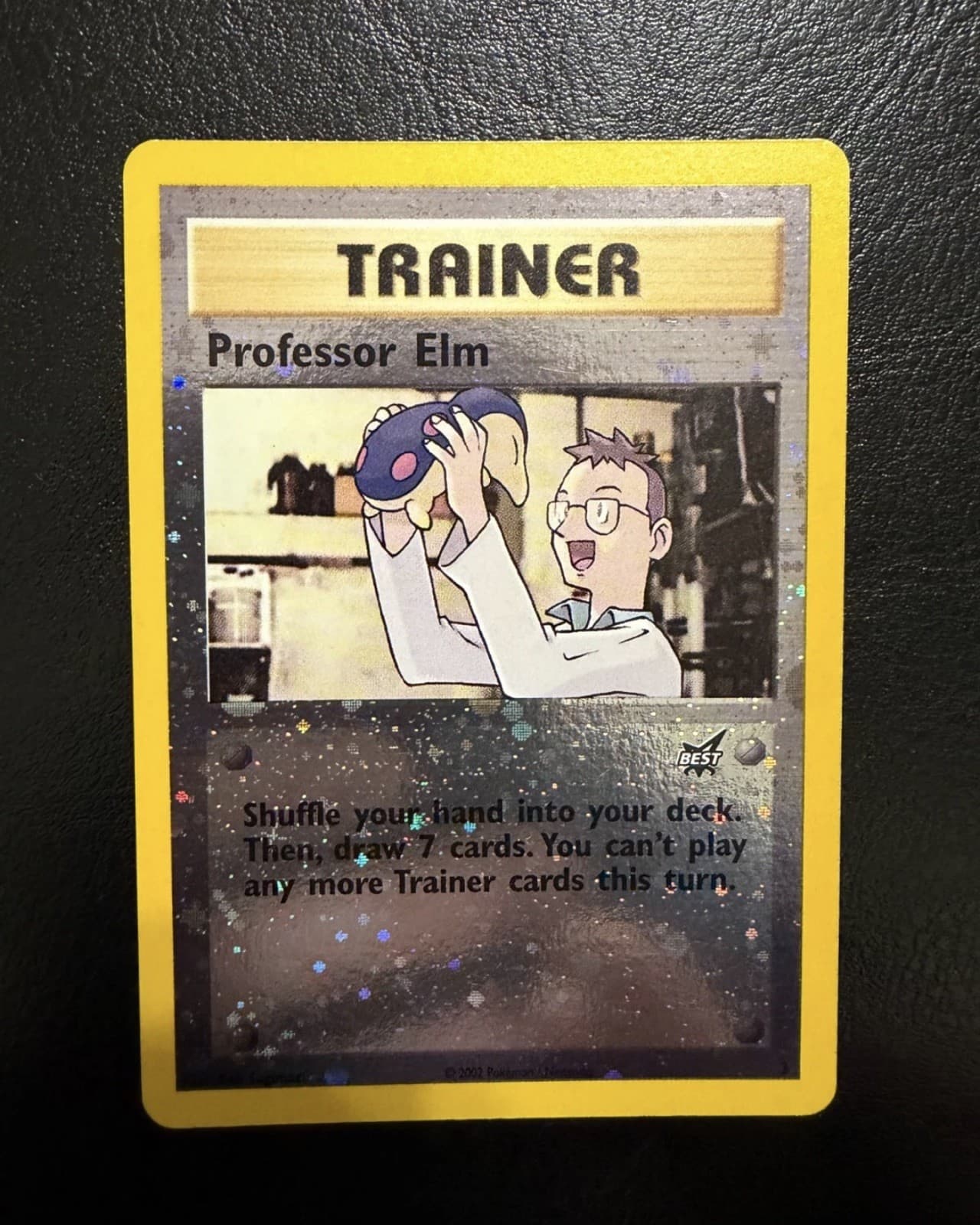 WOTC Pokémon Best of Game Promo #3 Professor Elm