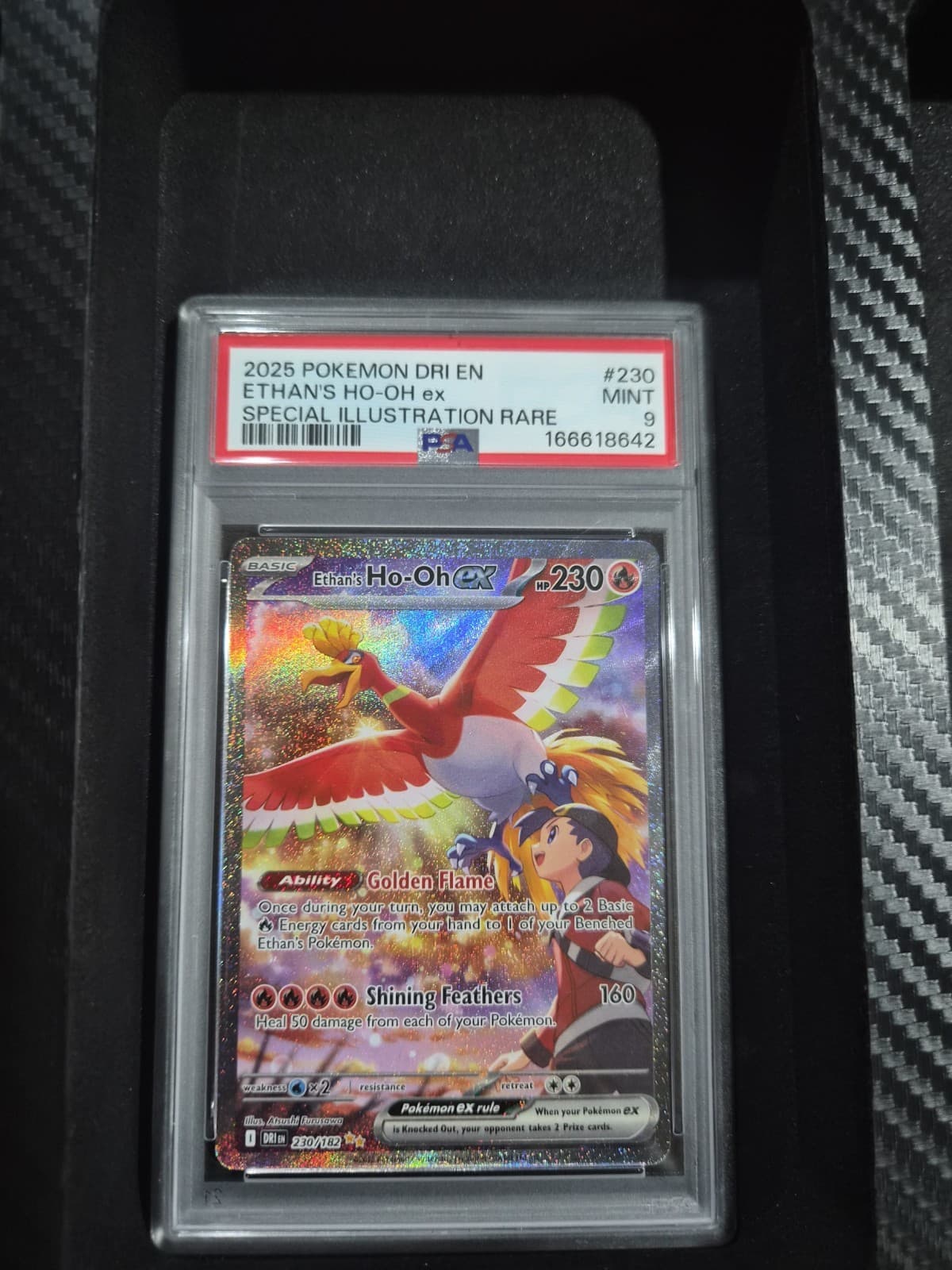 Pokemon TCG Ethan's Ho-Oh ex 230/182 SIR Holo Sv10 PSA 9 English 2025