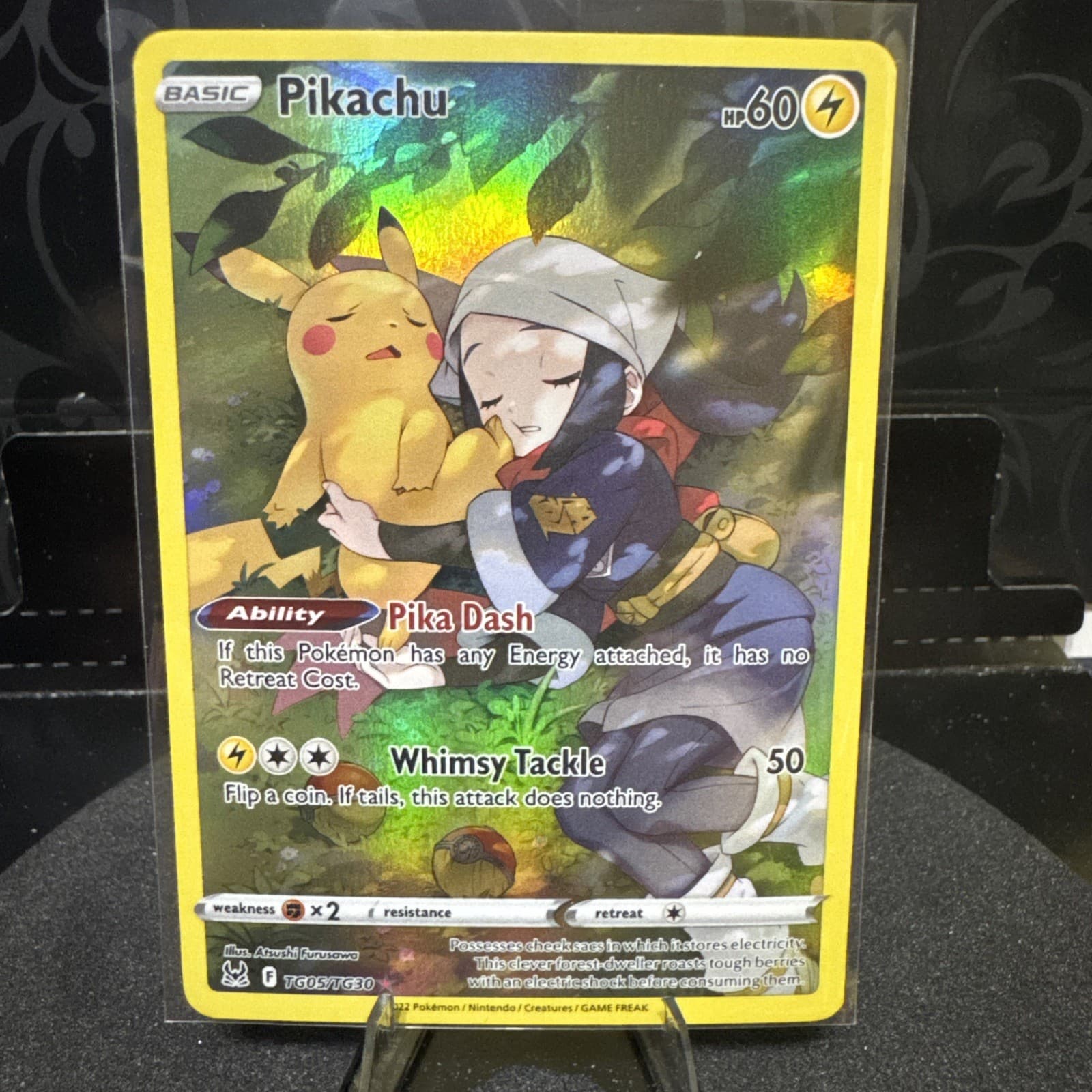 Pikachu TG05/TG30 Holo Lost Origin Trainer Gallery Pokemon NM Clean