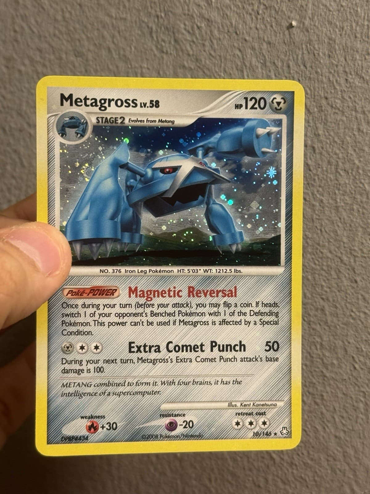 Metagross 10/146 Holo Rare Legends Awakened Pokemon Near Mint