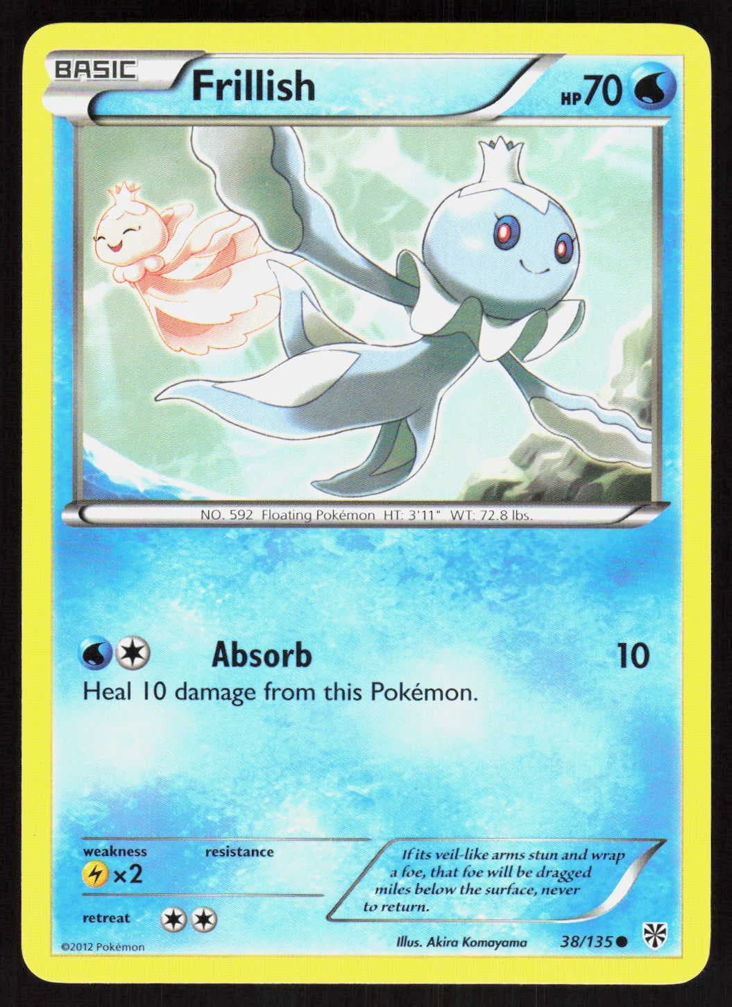 Frillish 38/135 Common Plasma Storm Pokemon EN Near Mint