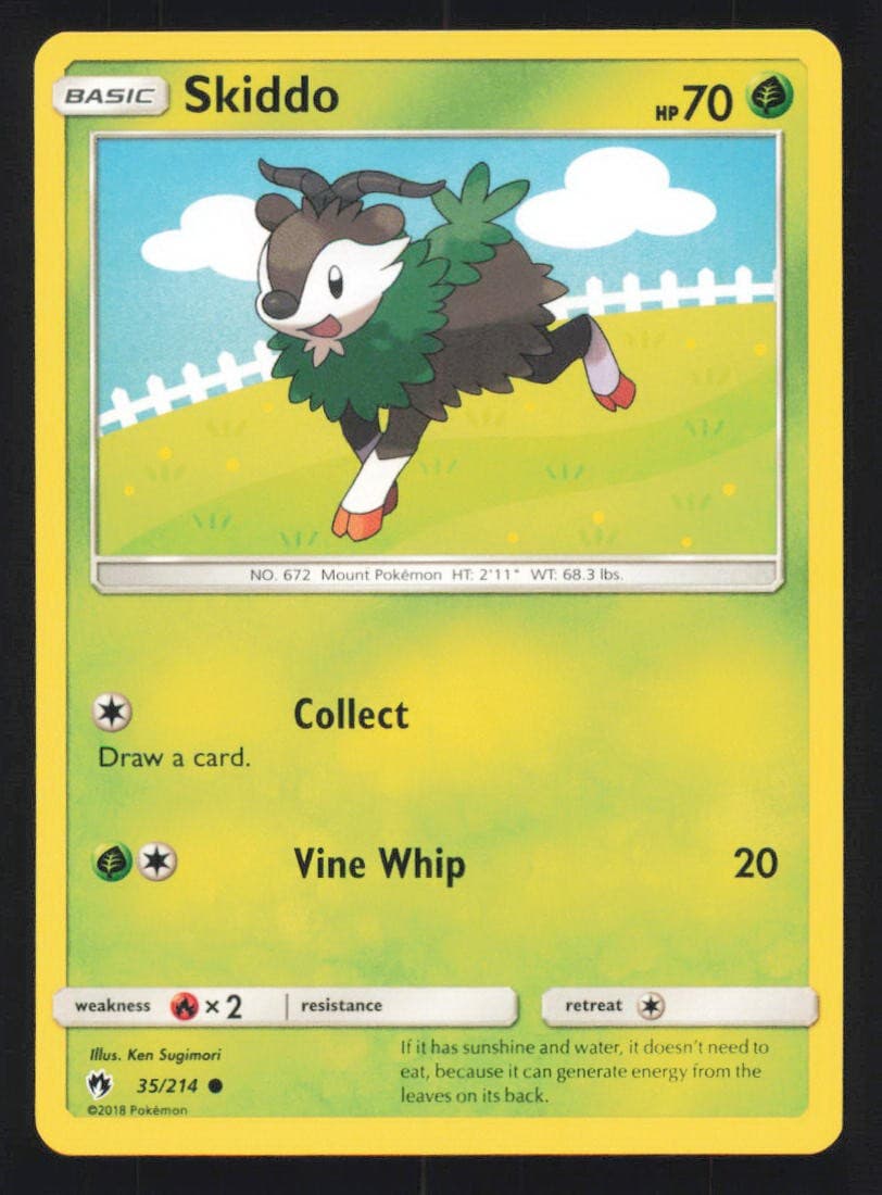 SKIDDO 35/214 C LOST THUNDER POKEMON MP SUGIMORI