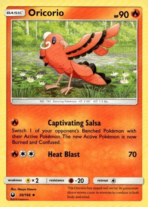 Oricorio 30/168 Uncommon Celestial Storm Pokemon Lightly Played