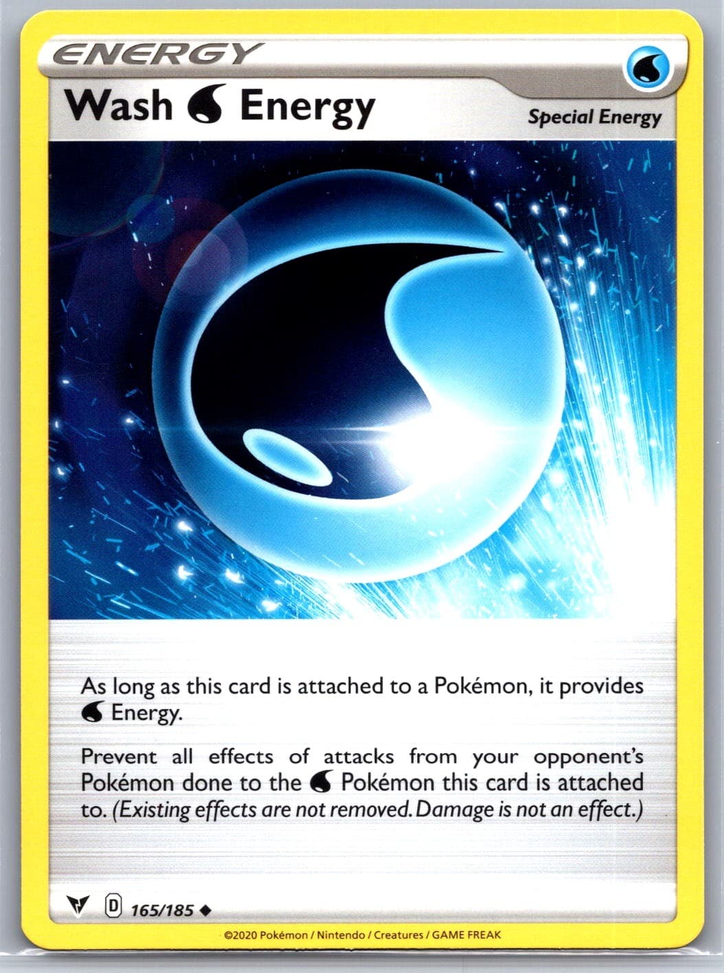 Wash Water Energy 165/185 Uncommon Vivid Voltage Pokemon Near Mint