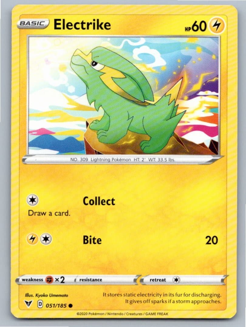 2020 POKEMON ELECTRIKE VIVID VOLTAGE 051/185 C NM A91755 FREE S&H