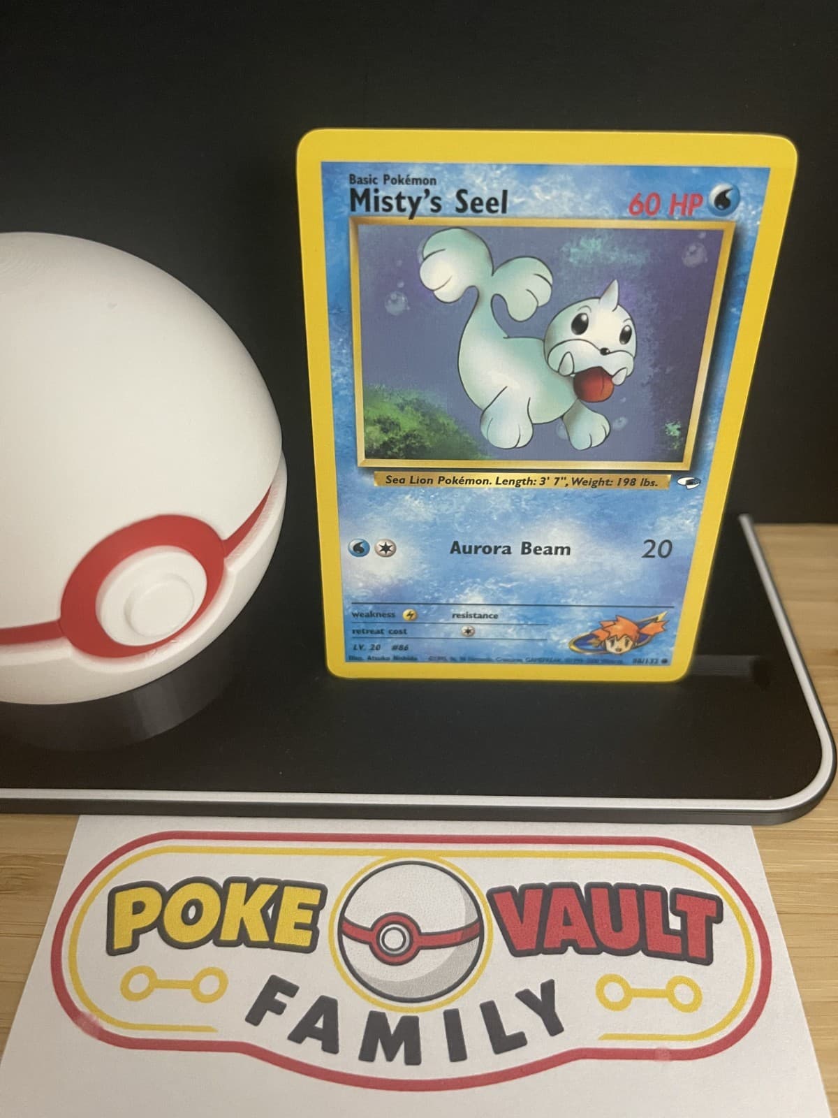 Pokemon Misty's Seel 88/132 Gym Heroes Common Unlimited NM WOTC