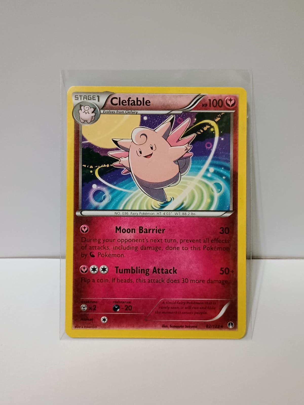 Clefable 82/122 XY - BREAKpoint Pokemon TCG Card [ENG]***