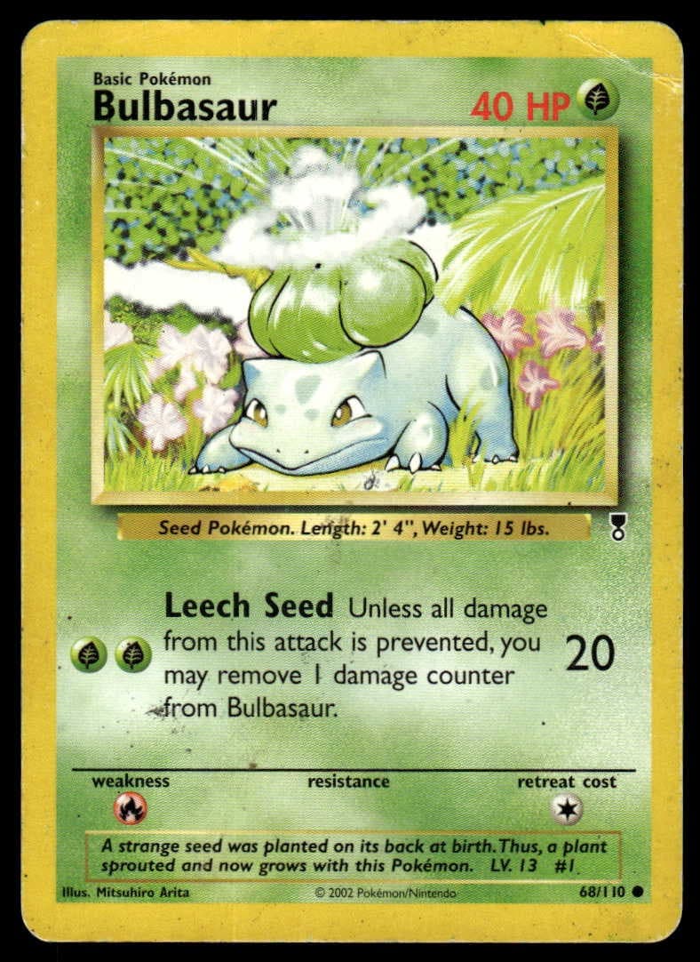POKEMON BULBASAUR LEGENDARY COLLECTION 68/110 C HP