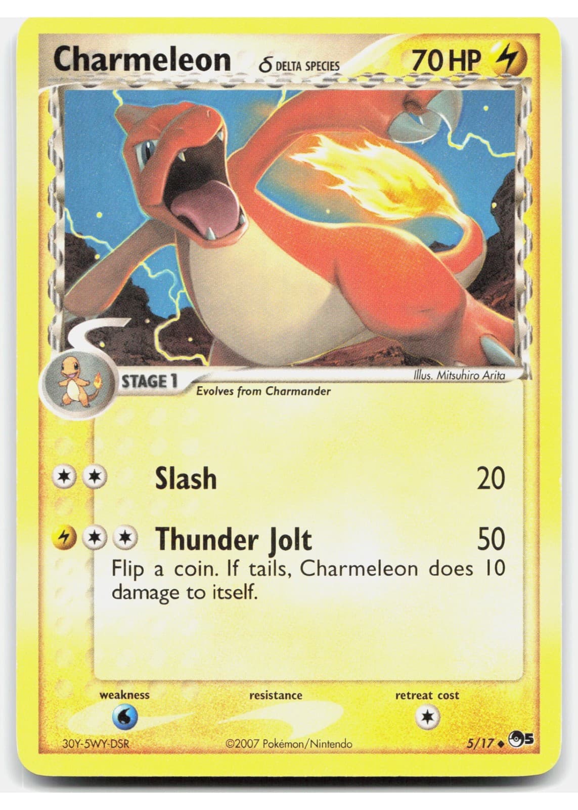 Pokemon Charmeleon δ POP Series 5 5/17 Uncommon