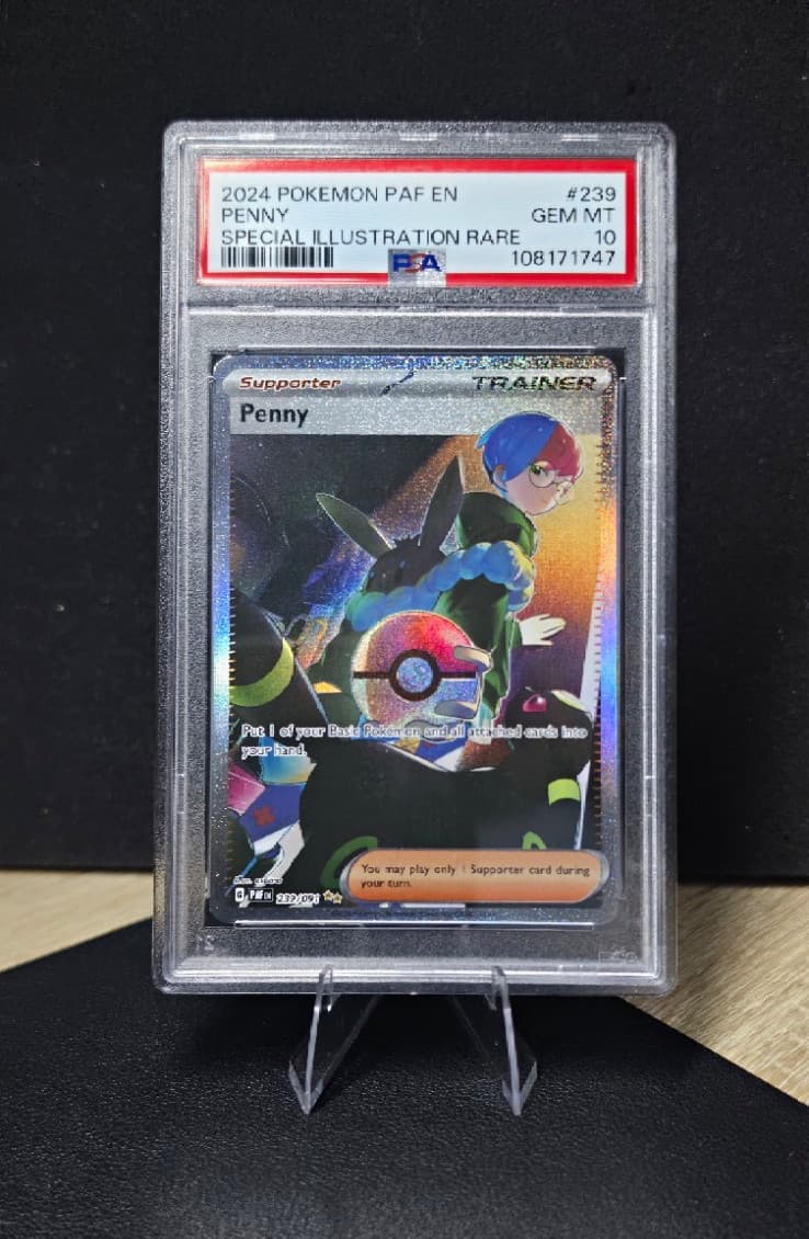 Pokemon Penny SIR 239/091 Paldean Fates PSA 10