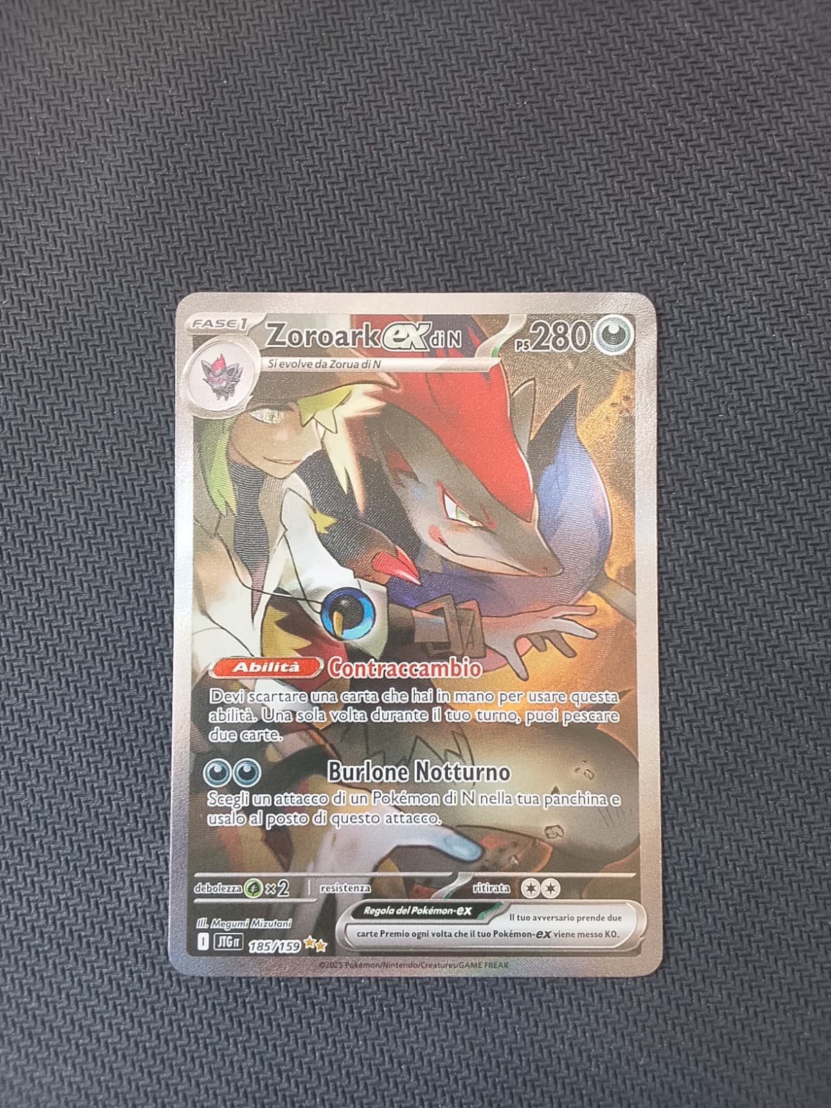 POKEMON ZOROARK EX di N 185/159 Avventure Insieme - ITA [NEAR MINT-NM]