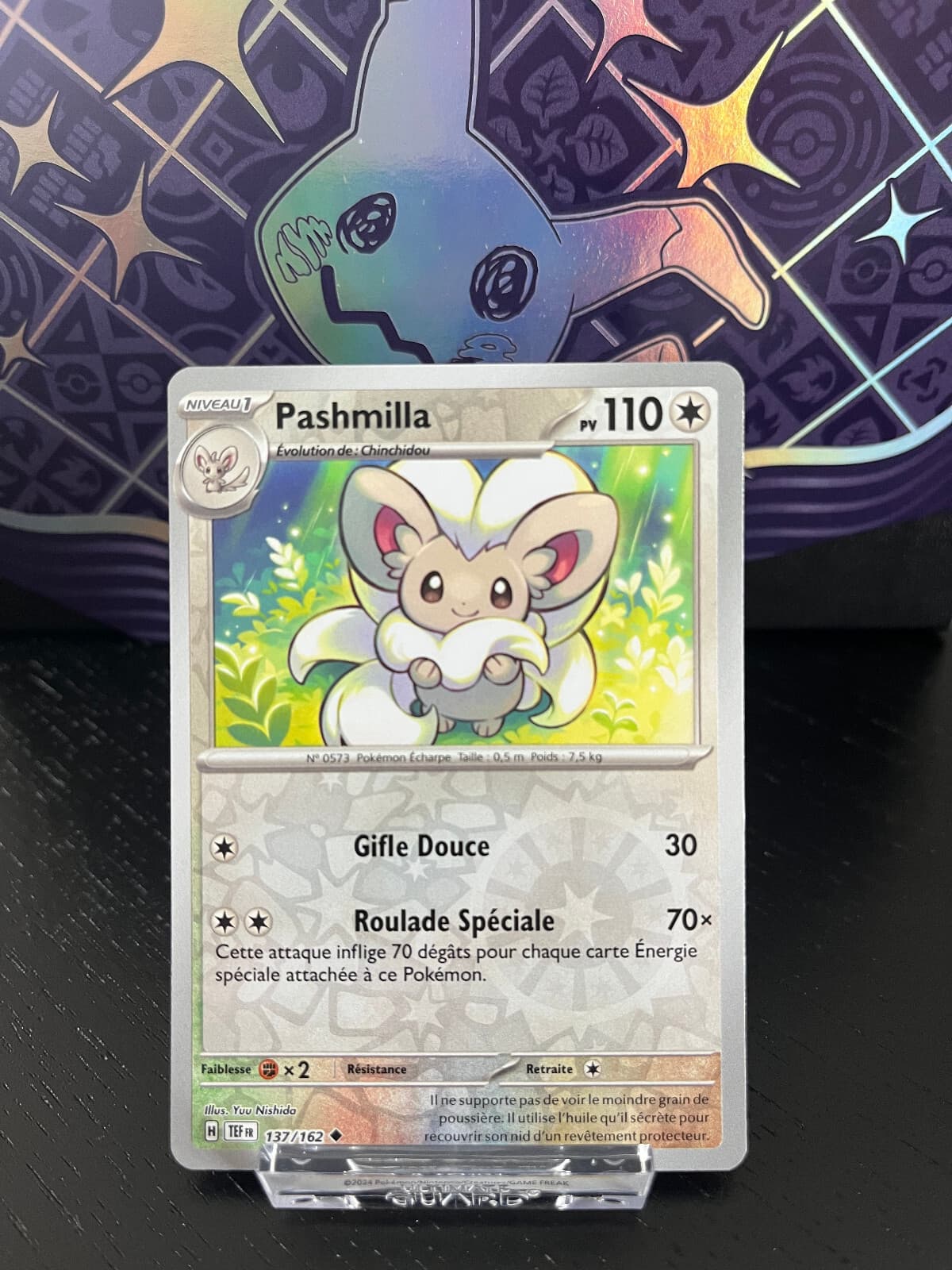 Carte Pokémon - Pashmilla -FR- EV5/Forces Temporelles - 137/162 -Neuf