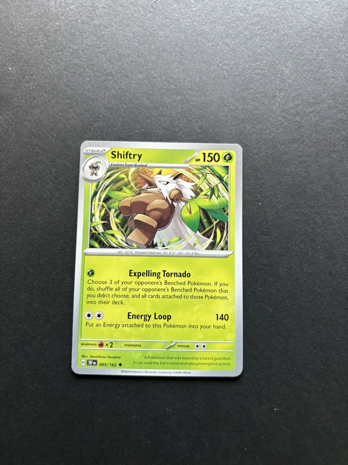 2024 Pokémon Temporal Forces - Shiftry No. 5/162