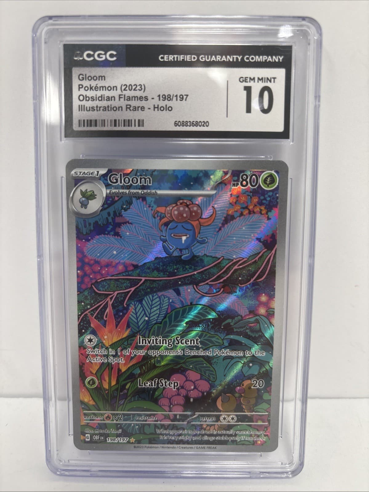 CGC 10 Gloom 198/197 SV03: Obsidian Flames Holo